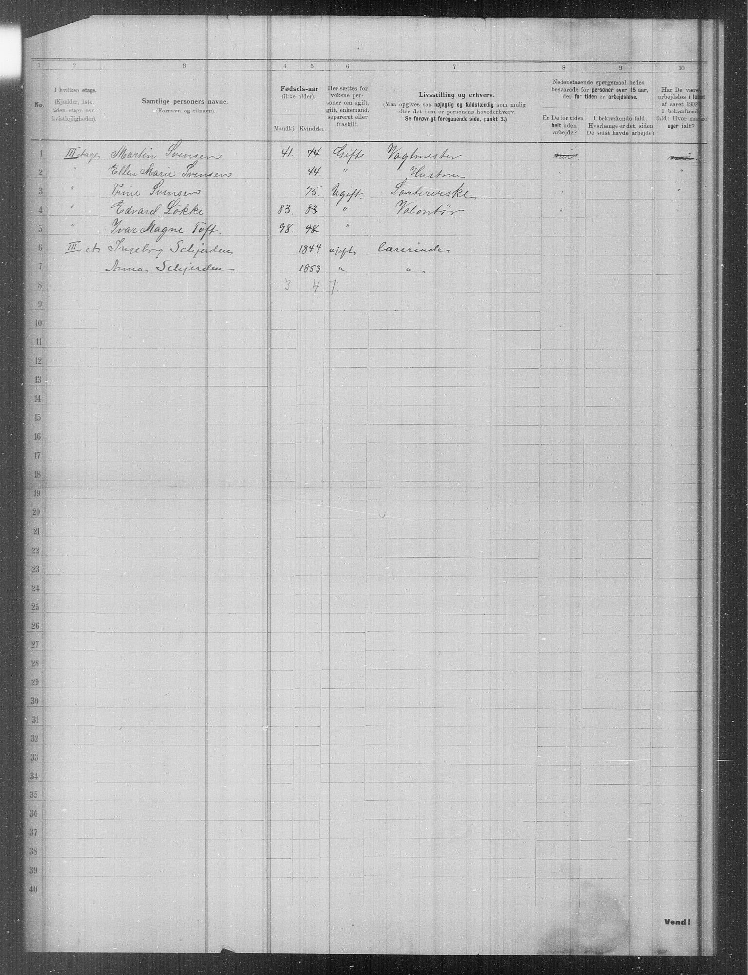 OBA, Municipal Census 1902 for Kristiania, 1902, p. 13609