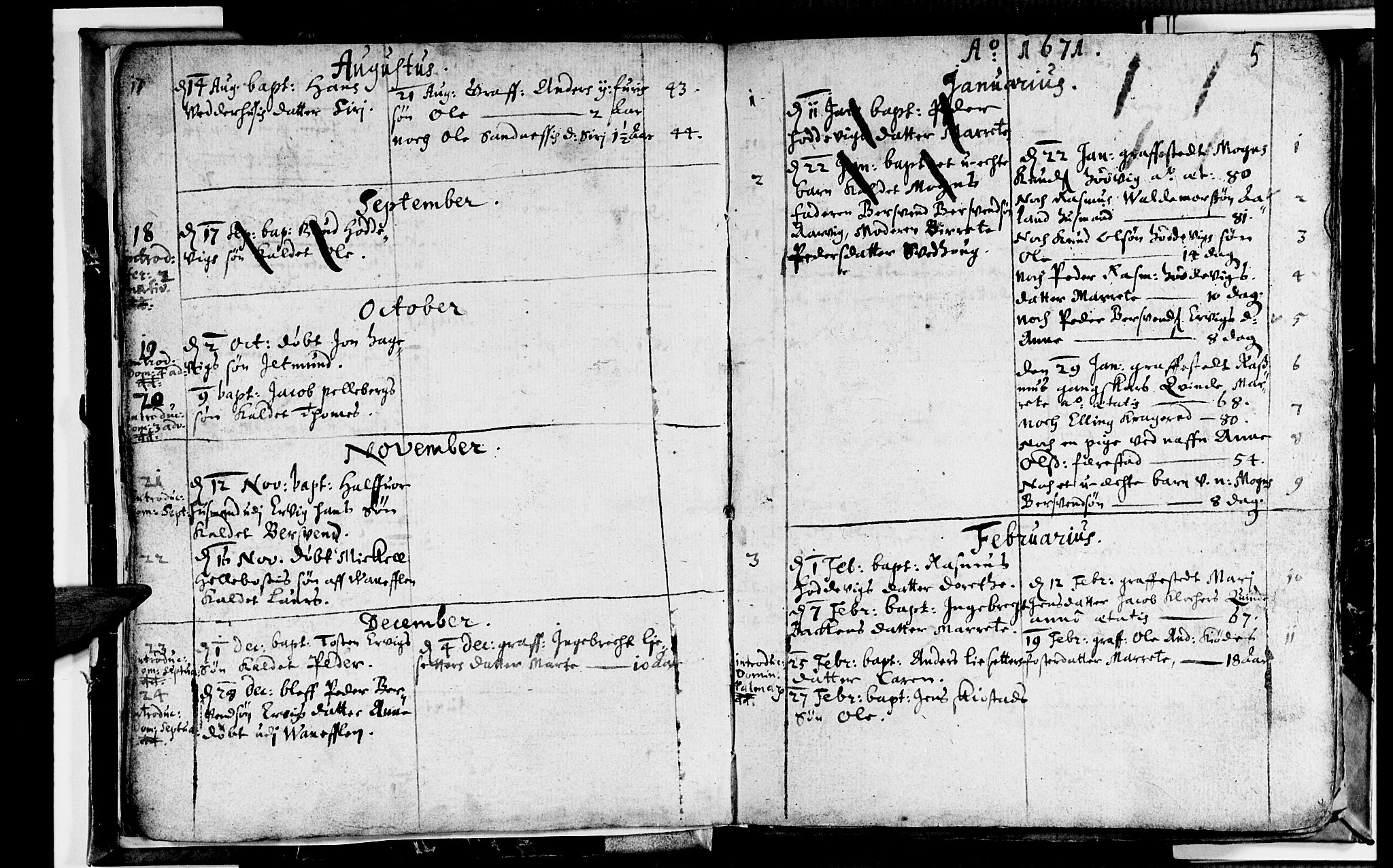 Selje sokneprestembete, AV/SAB-A-99938/H/Ha/Haa/Haaa: Parish register (official) no. A 1, 1668-1696, p. 5