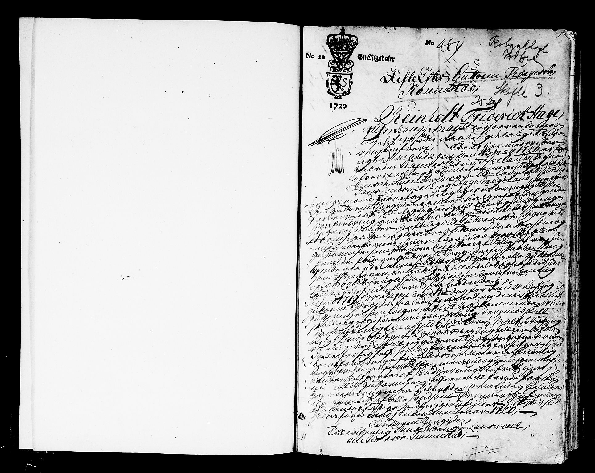 Setesdal sorenskriveri, AV/SAK-1221-0011/H/Hc/L0003: Skifteprotokoll nr 3 med register, 1720-1729, p. 0b-1a