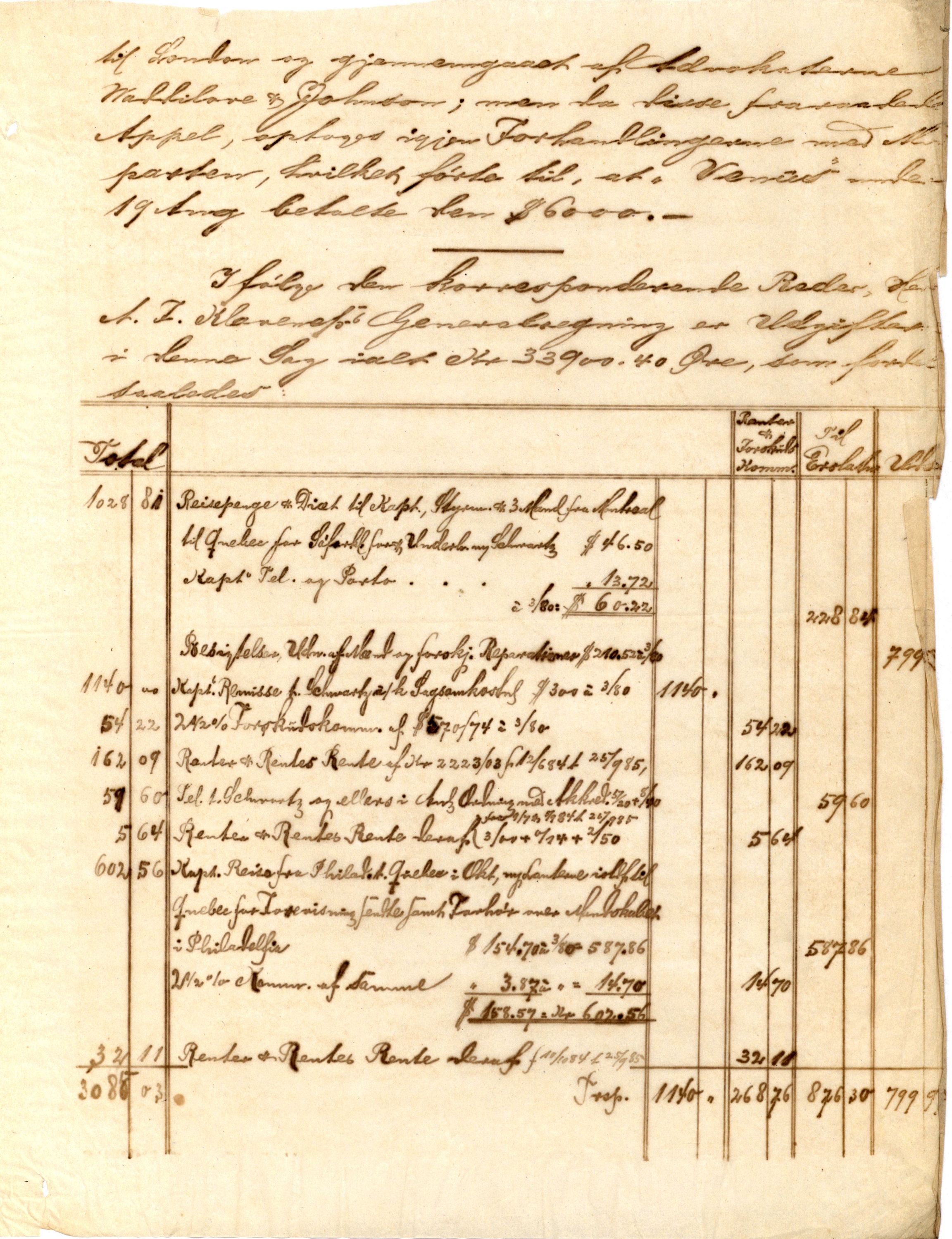 Pa 63 - Østlandske skibsassuranceforening, VEMU/A-1079/G/Ga/L0017/0014: Havaridokumenter / Petrus, Vera, Venus, Iphigenia, Jarlsberg, Harmonia, 1884, p. 13