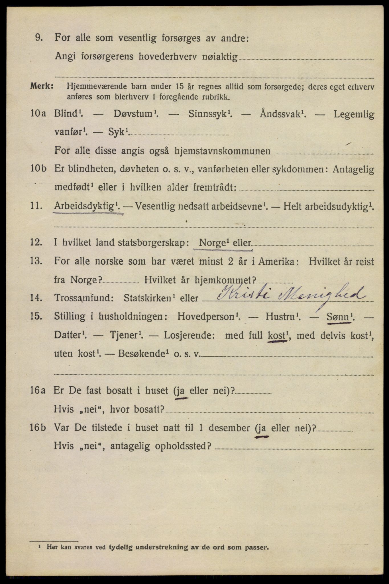 SAO, 1920 census for Kristiania, 1920, p. 417100