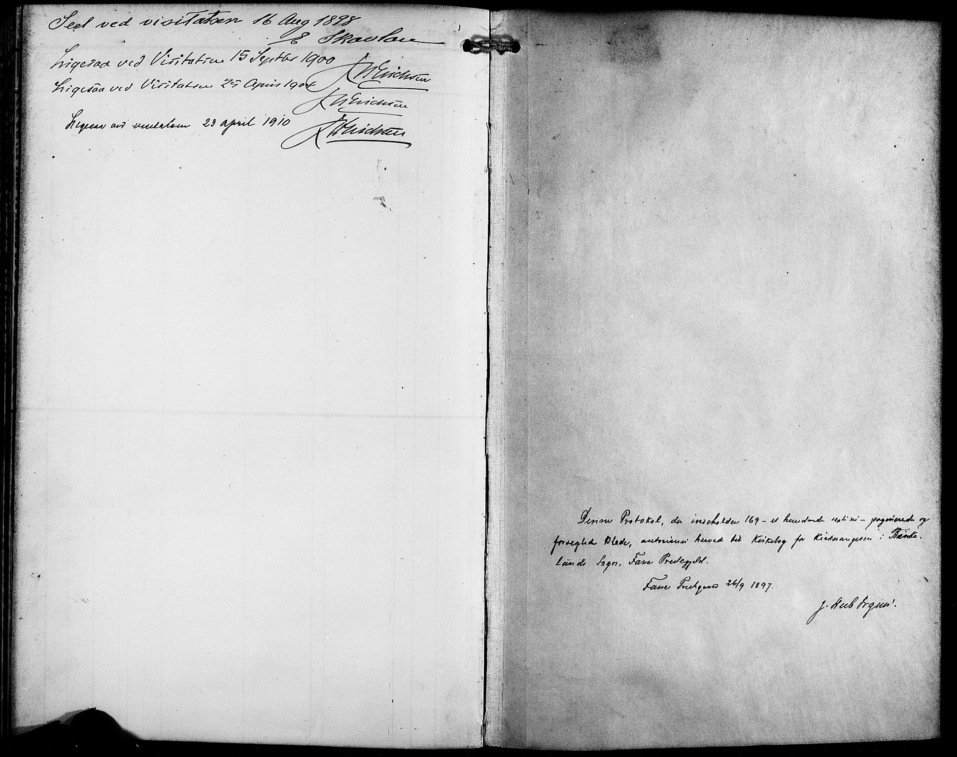 Birkeland Sokneprestembete, SAB/A-74601/H/Hab: Parish register (copy) no. A 5, 1897-1905