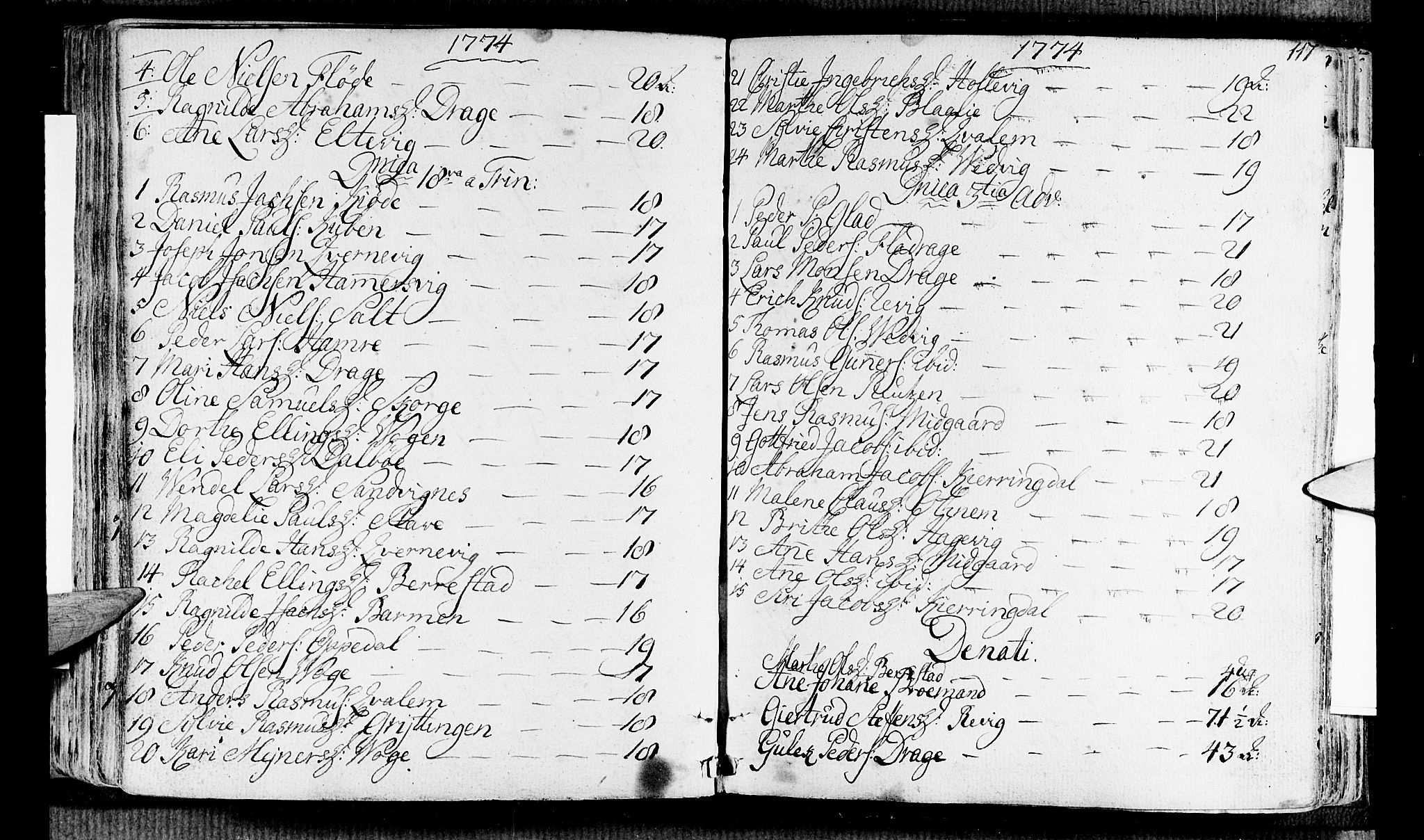 Selje sokneprestembete, SAB/A-99938/H/Ha/Haa/Haaa: Parish register (official) no. A 5, 1760-1782, p. 117
