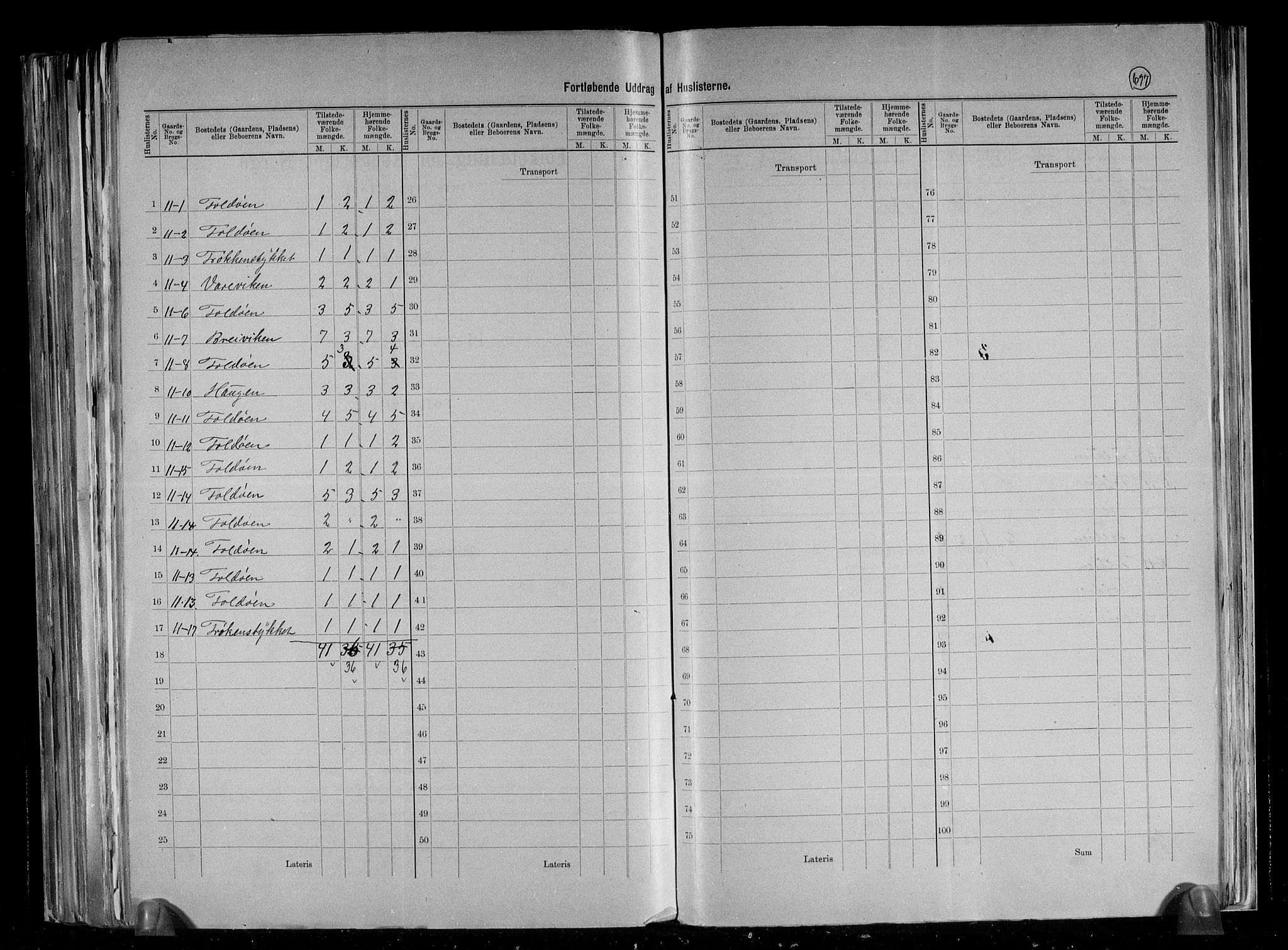 RA, 1891 census for 1138 Jelsa, 1891, p. 8