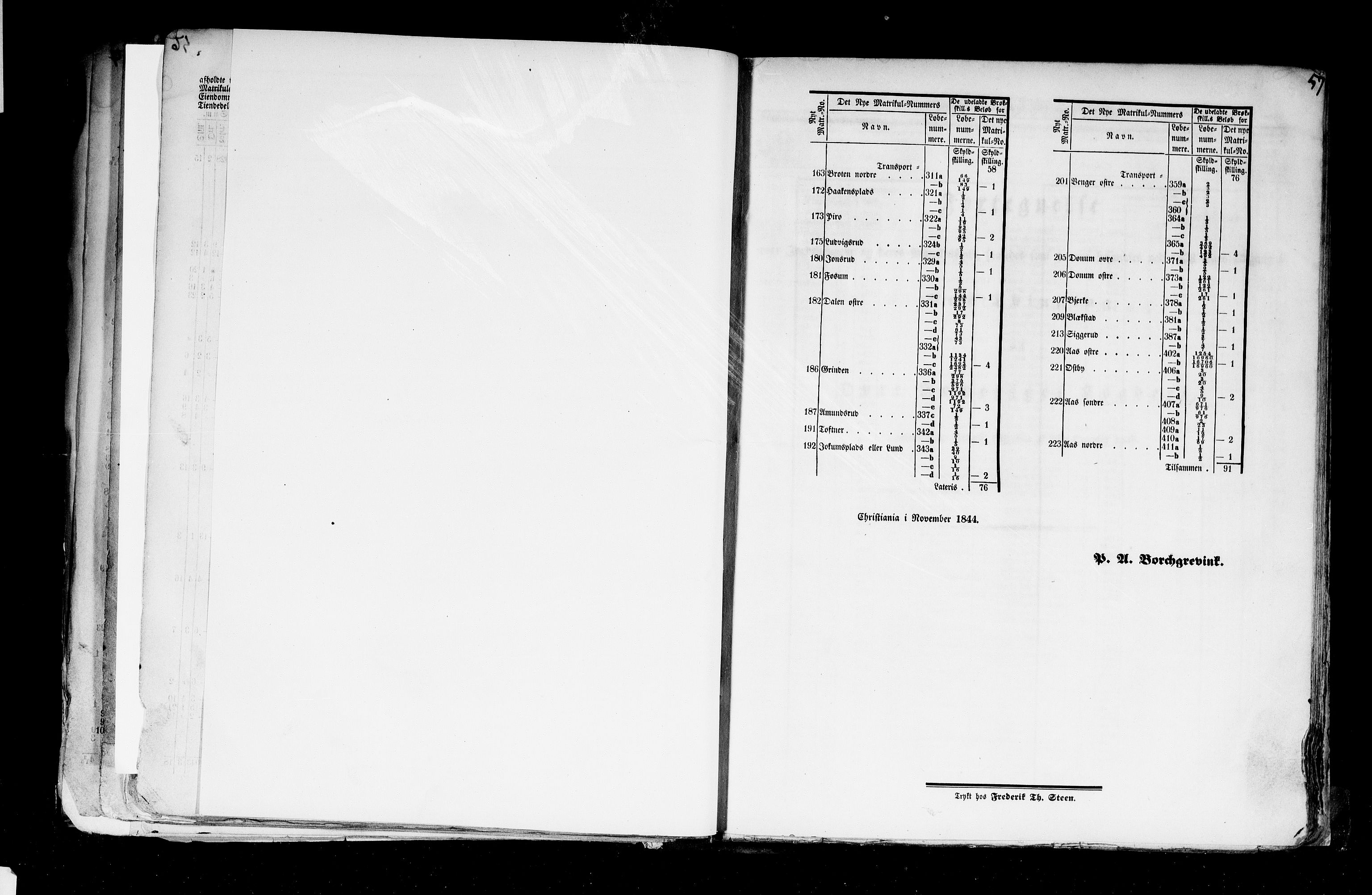 Rygh, RA/PA-0034/F/Fb/L0002: Matrikkelen for 1838 - Akershus amt (Akershus fylke), 1838, p. 57