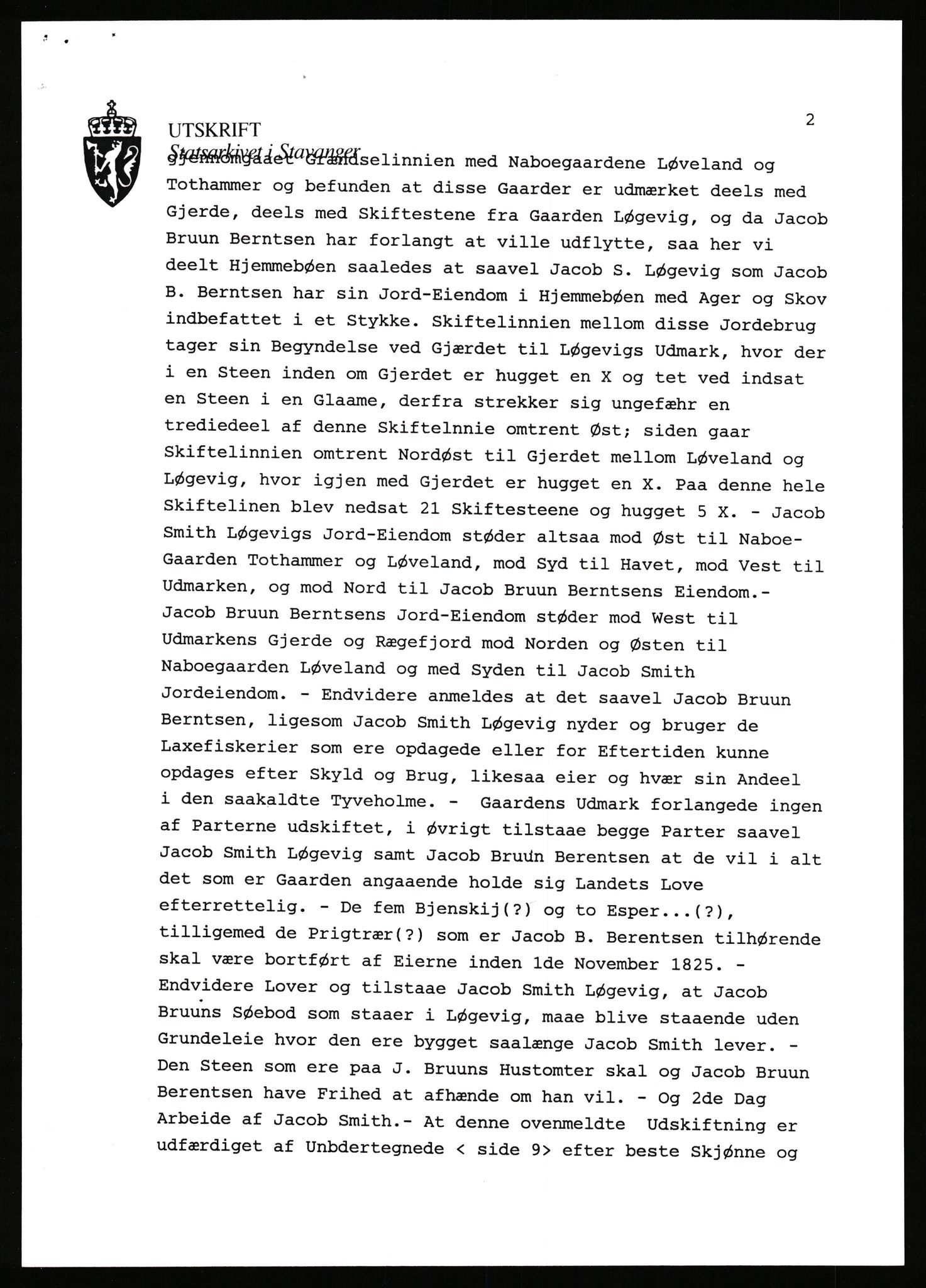 Statsarkivet i Stavanger, SAST/A-101971/03/Y/Yj/L0055: Avskrifter sortert etter gårdsnavn: Lunde nordre - Løining i Elven, 1750-1930, p. 690