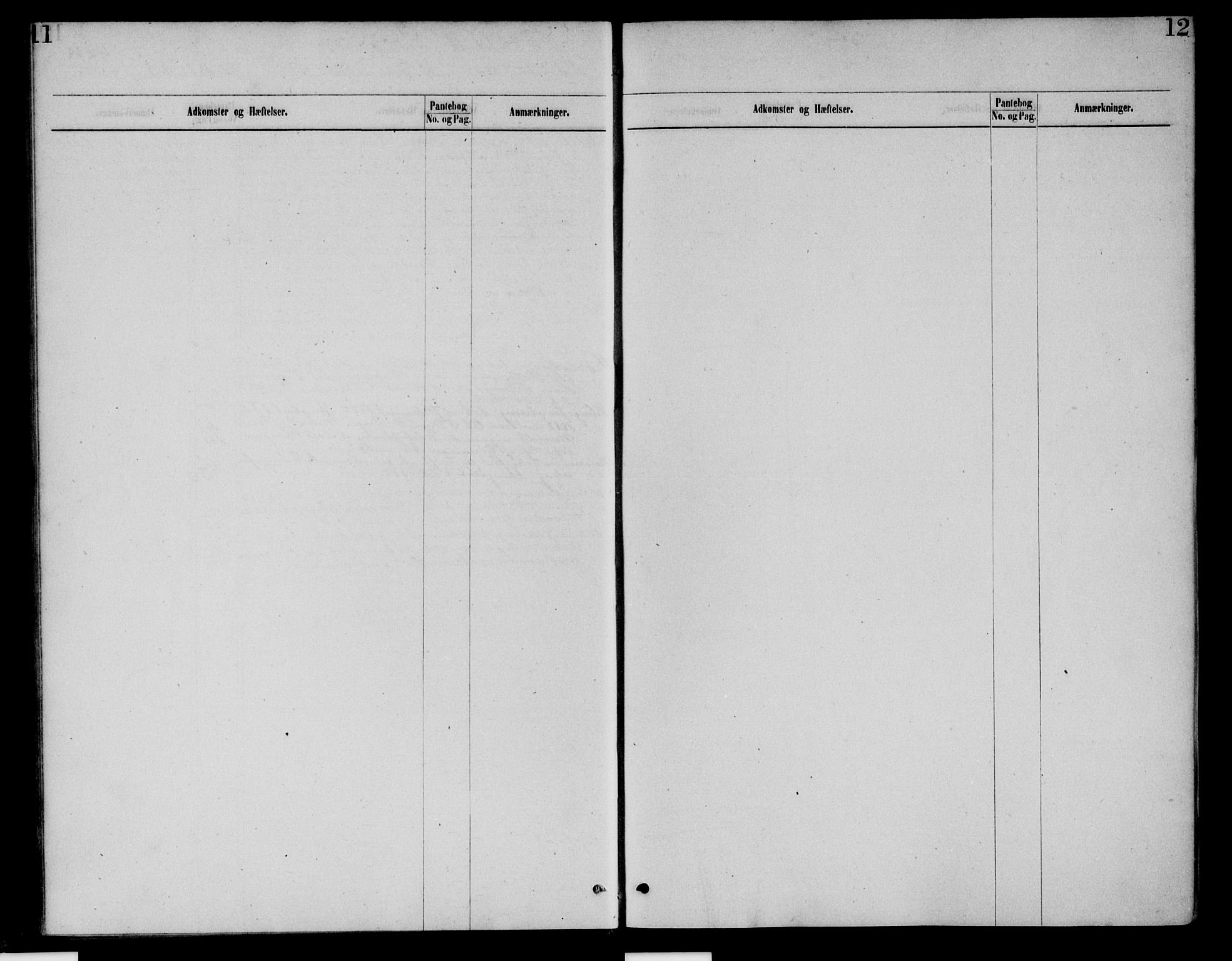 Sør-Østerdal sorenskriveri, SAH/TING-018/H/Ha/Had/L0057: Mortgage register no. 2, 1800-1894, p. 11-12