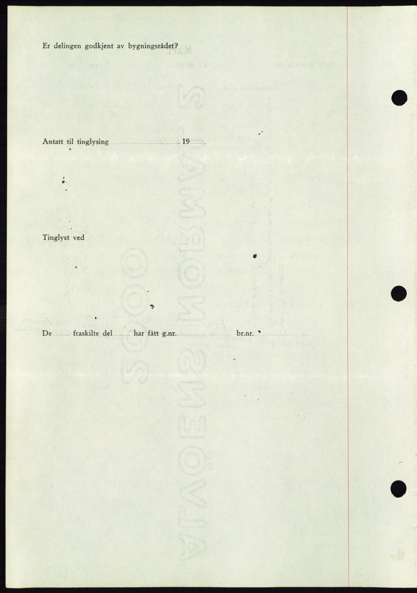 Søre Sunnmøre sorenskriveri, AV/SAT-A-4122/1/2/2C/L0071: Mortgage book no. 65, 1941-1941, Diary no: : 331/1941