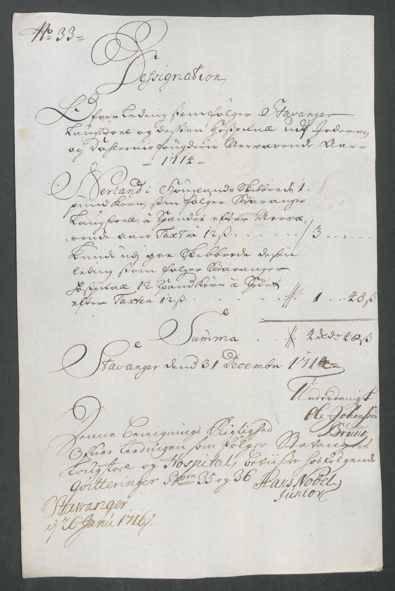 Rentekammeret inntil 1814, Reviderte regnskaper, Fogderegnskap, RA/EA-4092/R46/L2738: Fogderegnskap Jæren og Dalane, 1713-1714, p. 349