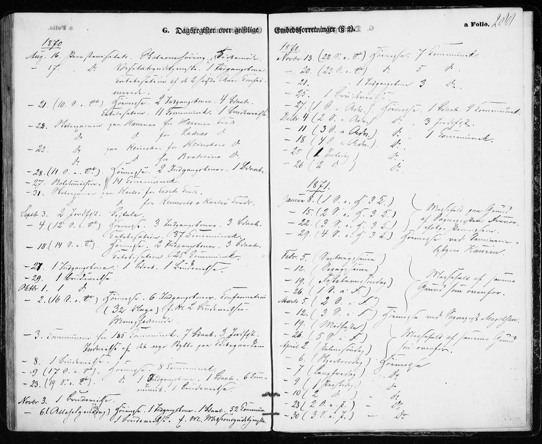 Karlsøy sokneprestembete, SATØ/S-1299/H/Ha/Haa/L0004kirke: Parish register (official) no. 4, 1861-1871, p. 288