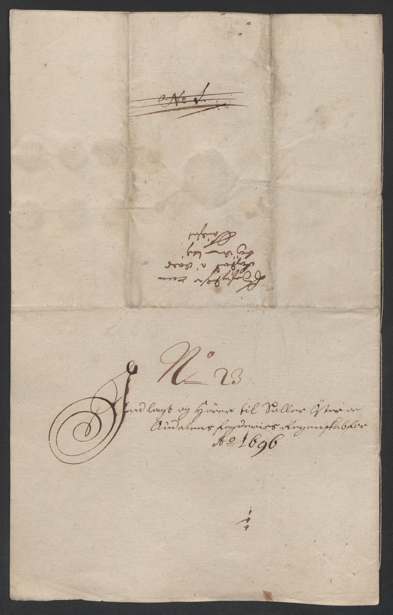 Rentekammeret inntil 1814, Reviderte regnskaper, Fogderegnskap, AV/RA-EA-4092/R13/L0834: Fogderegnskap Solør, Odal og Østerdal, 1696, p. 291