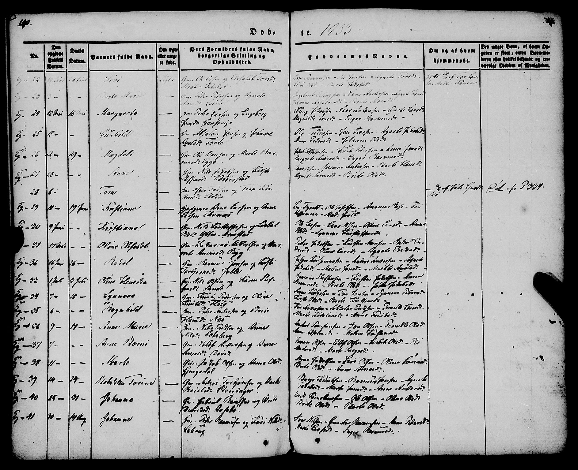 Gloppen sokneprestembete, SAB/A-80101/H/Haa/Haaa/L0008: Parish register (official) no. A 8, 1837-1855, p. 110