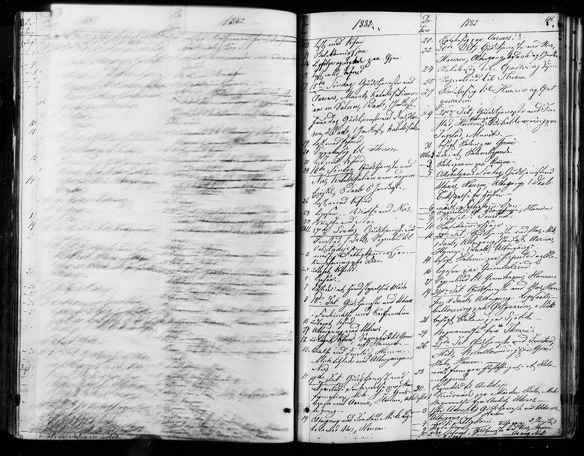 Nes prestekontor Kirkebøker, AV/SAO-A-10410/F/Fa/L0009: Parish register (official) no. I 9, 1875-1882, p. 606