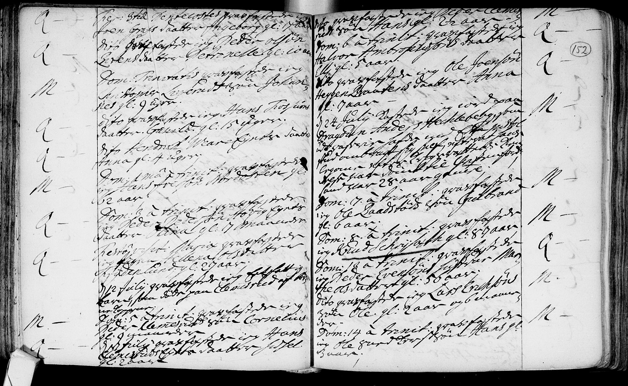 Røyken kirkebøker, AV/SAKO-A-241/F/Fa/L0002: Parish register (official) no. 2, 1731-1782, p. 152