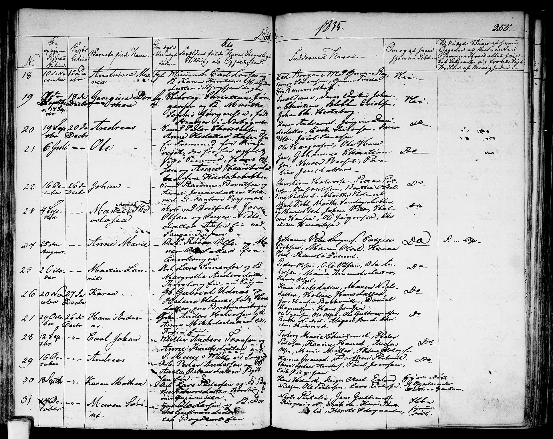 Aker prestekontor kirkebøker, AV/SAO-A-10861/F/L0013: Parish register (official) no. 13, 1828-1837, p. 255