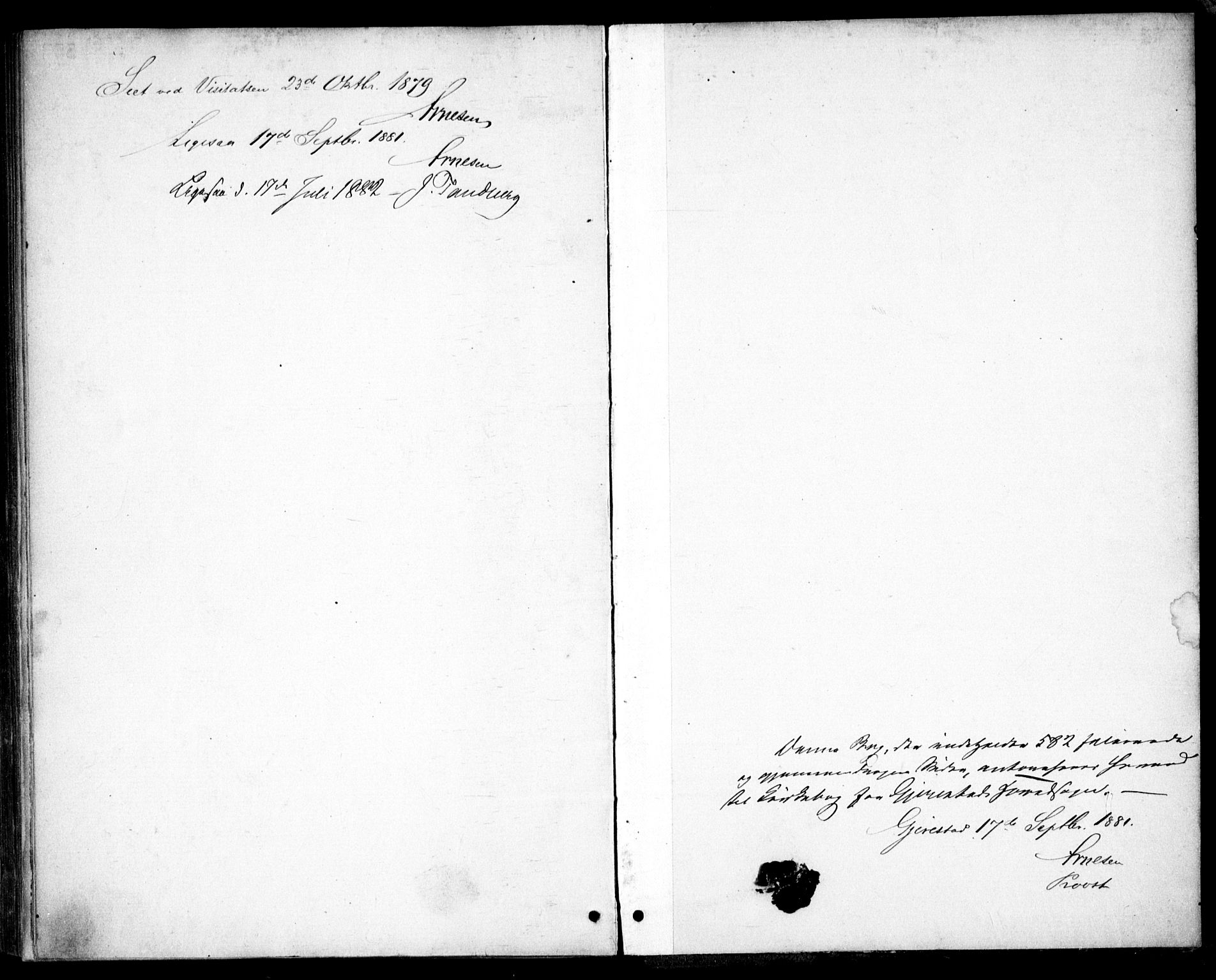 Gjerstad sokneprestkontor, SAK/1111-0014/F/Fa/Faa/L0008: Parish register (official) no. A 8, 1876-1884