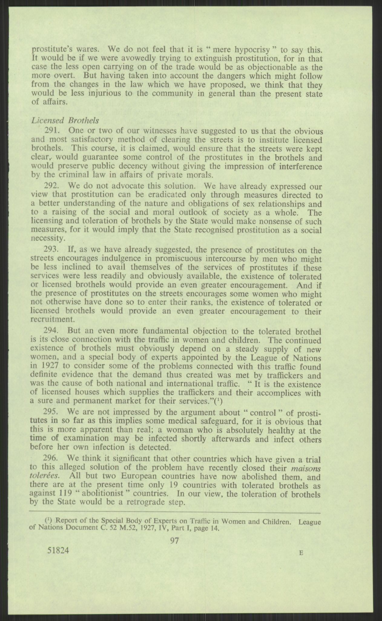 Justisdepartementet, Lovavdelingen, AV/RA-S-3212/D/De/L0029/0001: Straffeloven / Straffelovens revisjon: 5 - Ot. prp. nr.  41 - 1945: Homoseksualiet. 3 mapper, 1956-1970, p. 681