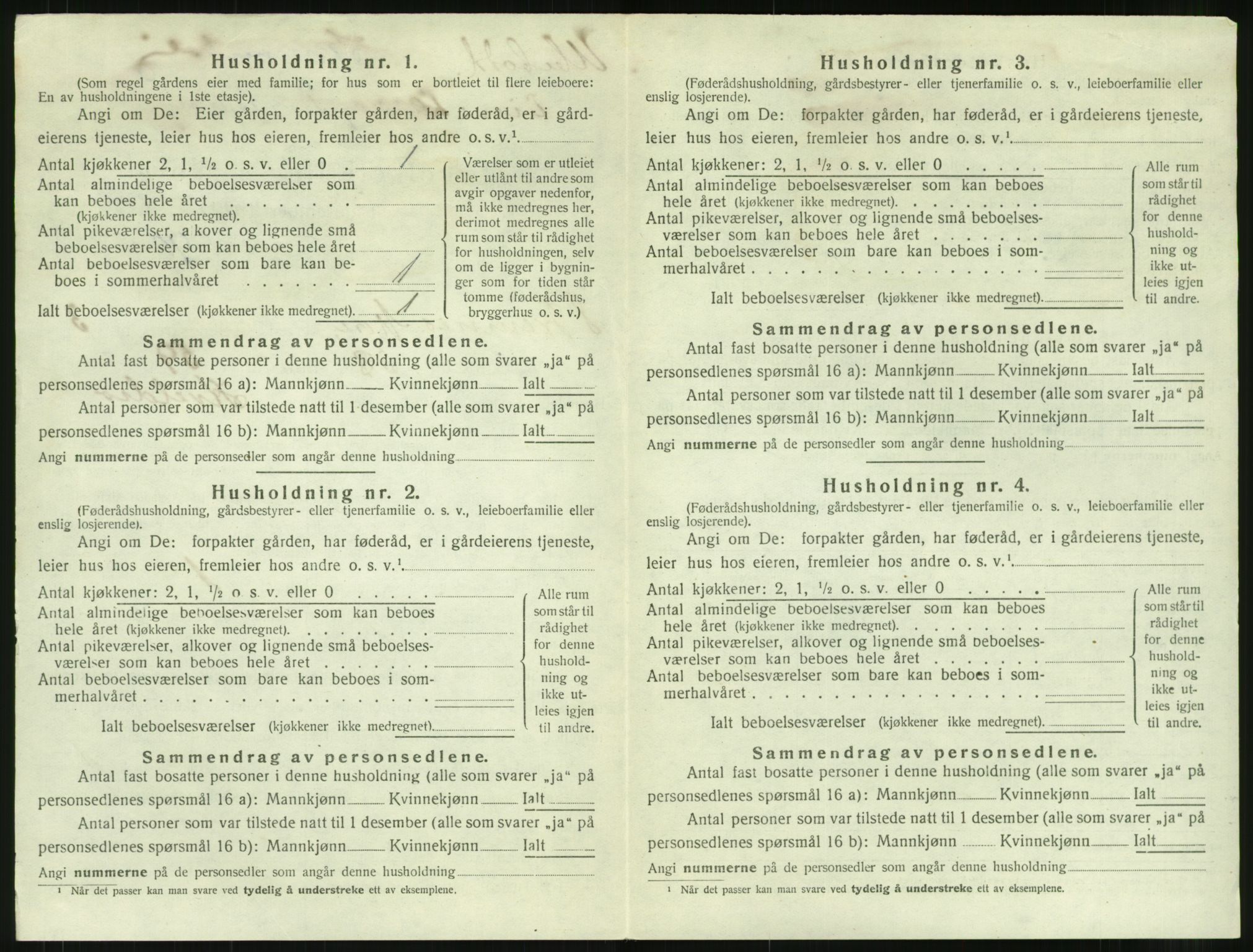 SAT, 1920 census for Bremsnes, 1920, p. 512