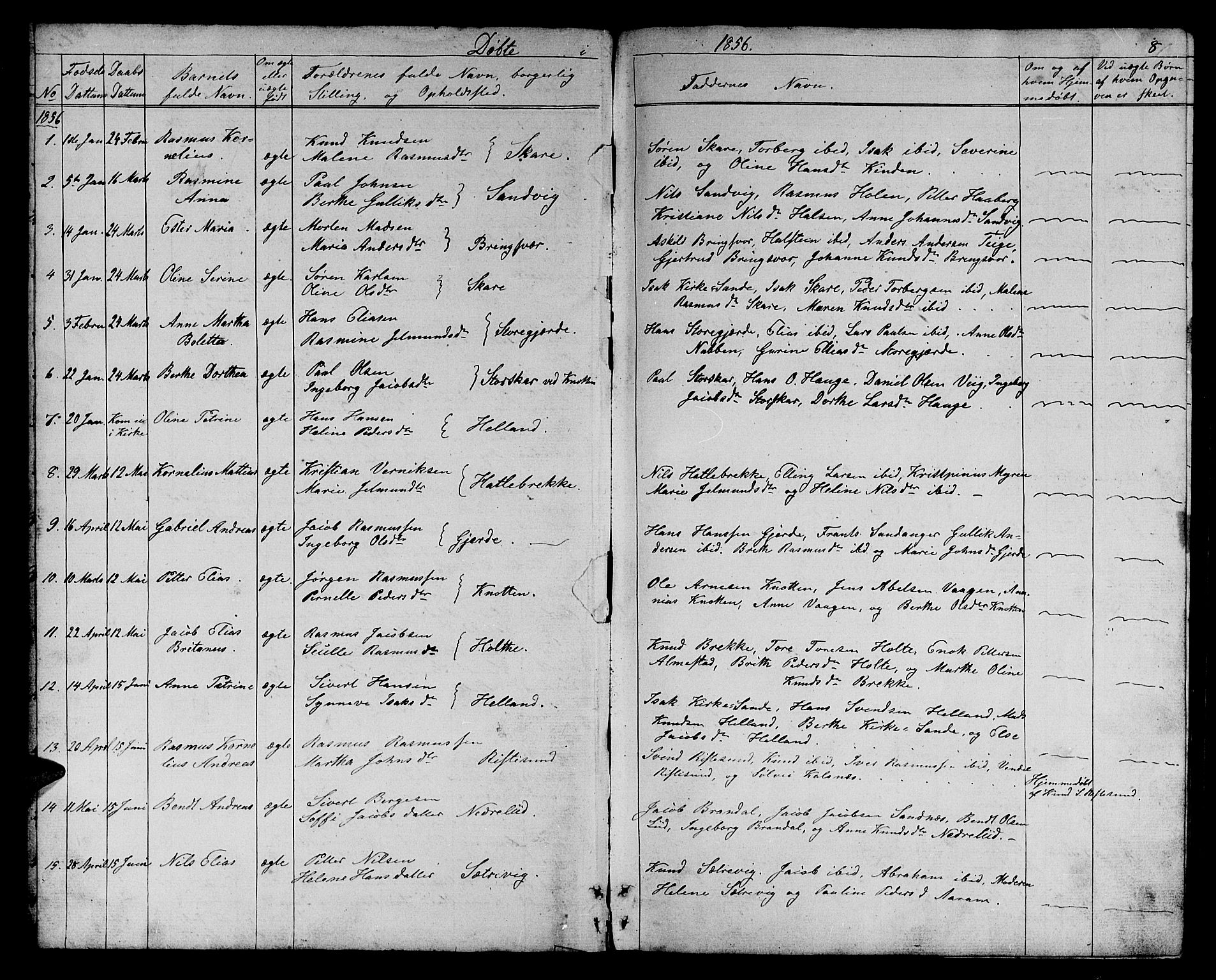 Ministerialprotokoller, klokkerbøker og fødselsregistre - Møre og Romsdal, AV/SAT-A-1454/503/L0047: Parish register (copy) no. 503C02, 1854-1884, p. 8