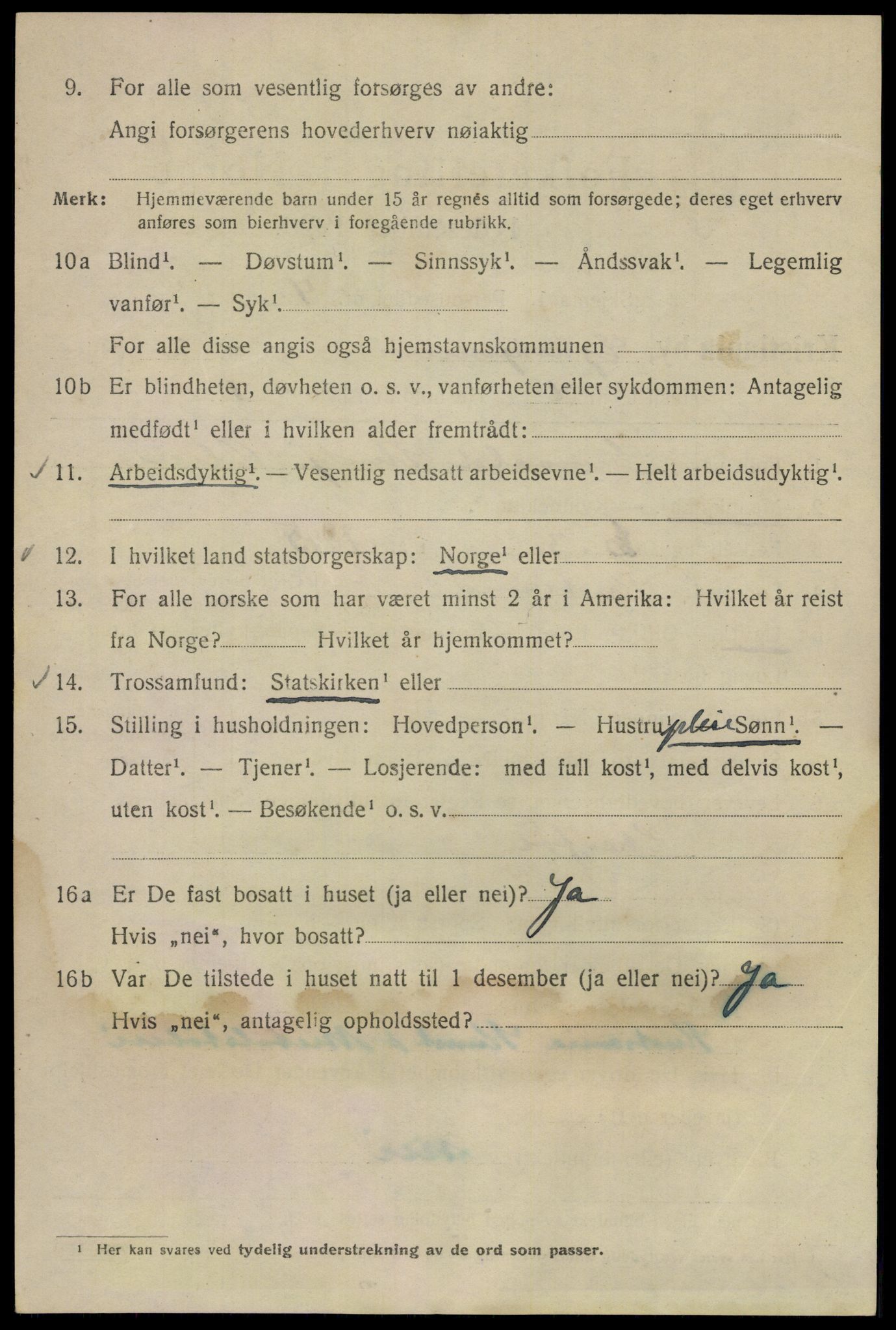 SAO, 1920 census for Kristiania, 1920, p. 209868