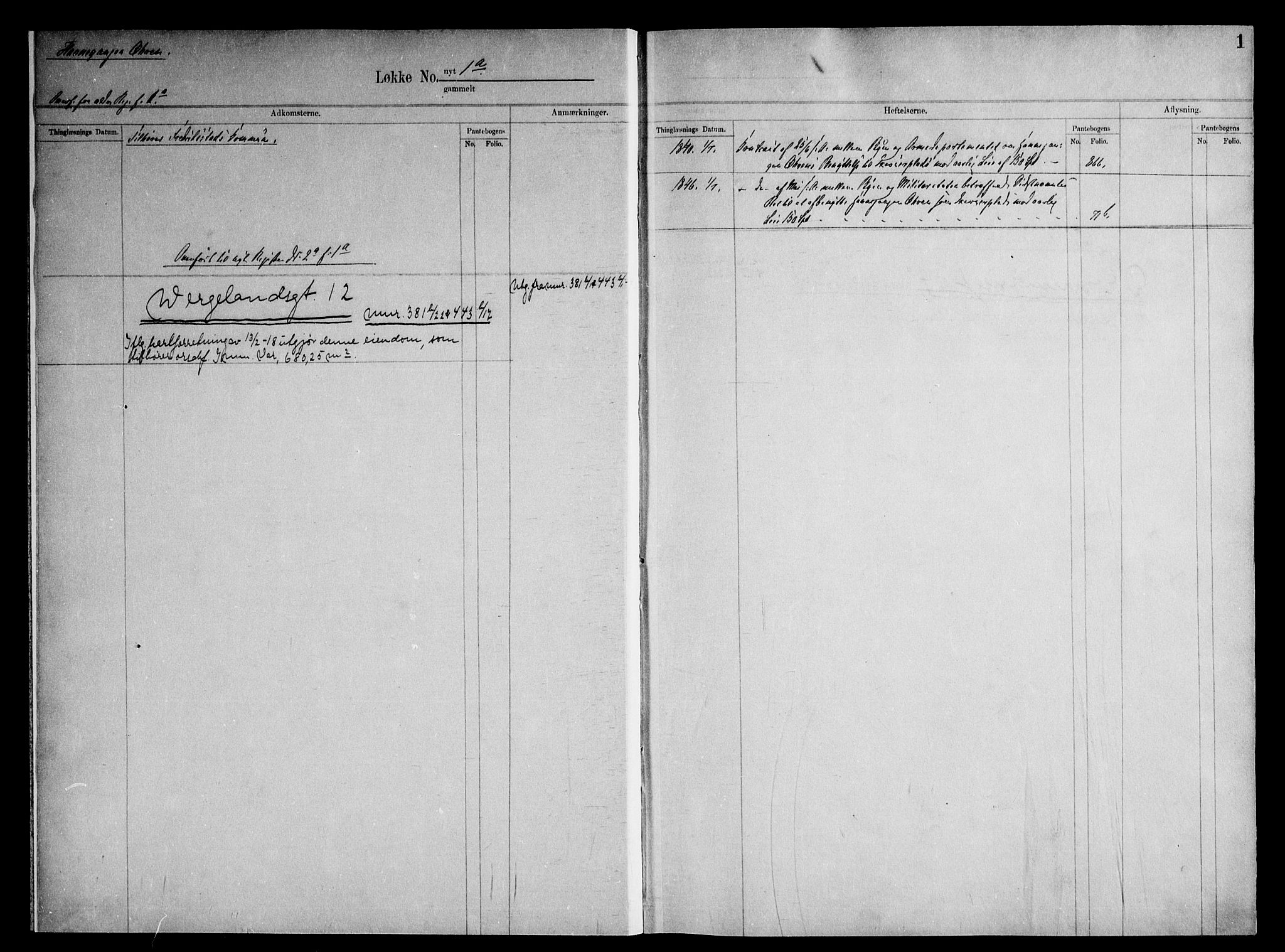 Fredrikstad byfogd, SAO/A-10473a/G/Gb/Gbb/L0003: Mortgage register no. II 3, 1879, p. 1