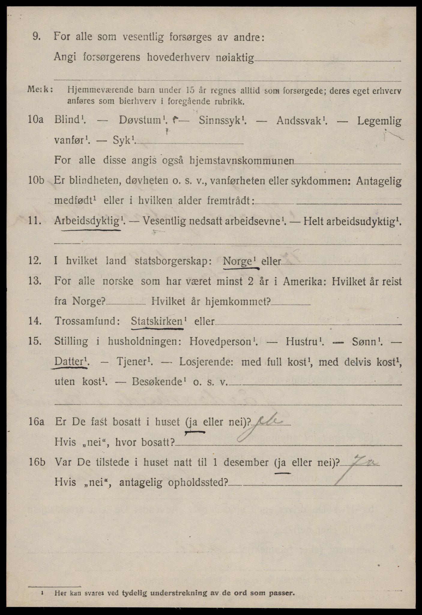 SAT, 1920 census for Aukra, 1920, p. 4476