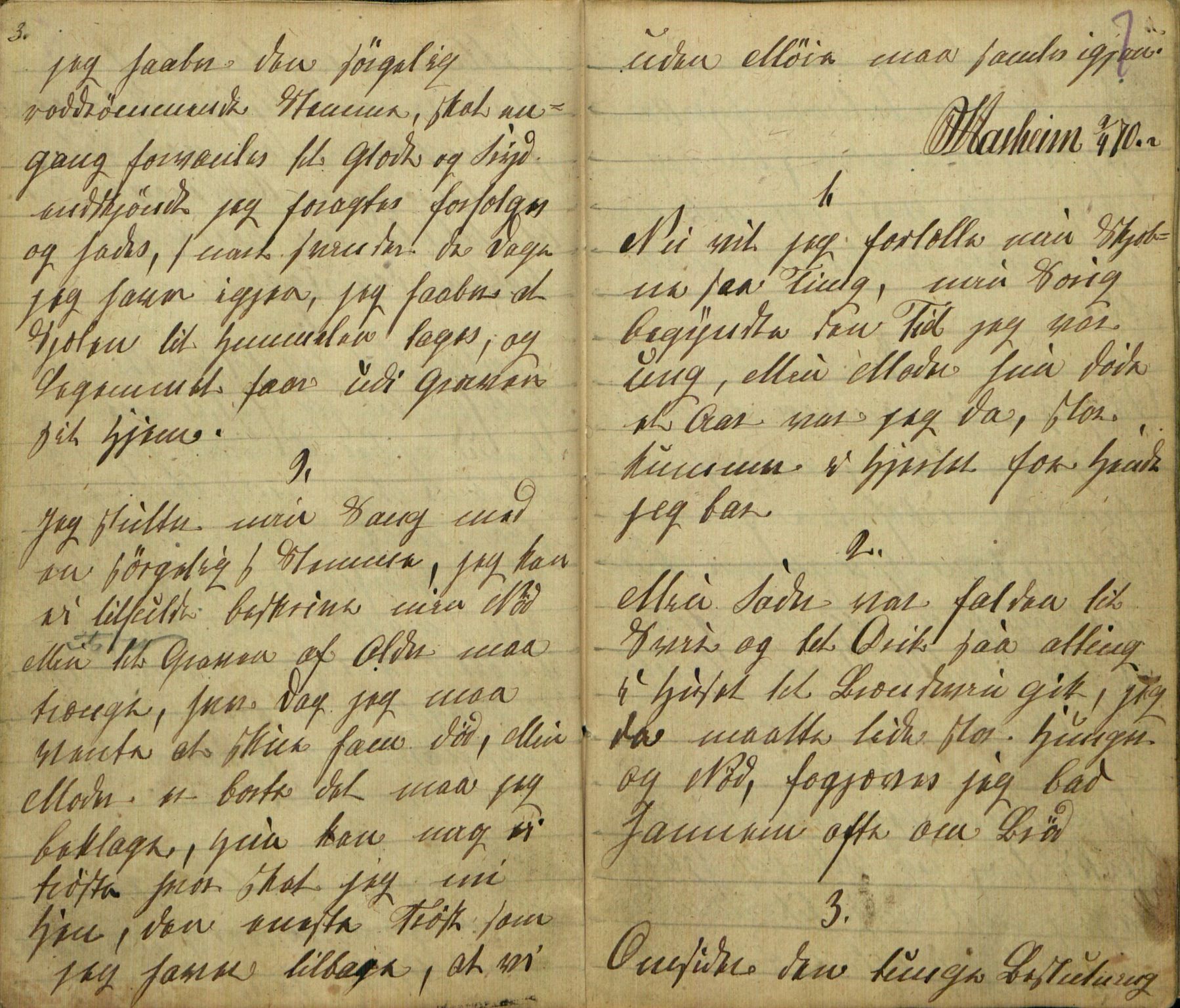 Rikard Berge, TEMU/TGM-A-1003/F/L0005/0018: 160-200 / 177 Handskriven visebok. Tilhører Aasheim af Sigjords Præstegjeld, 1870. Vise, 1870, p. 6-7