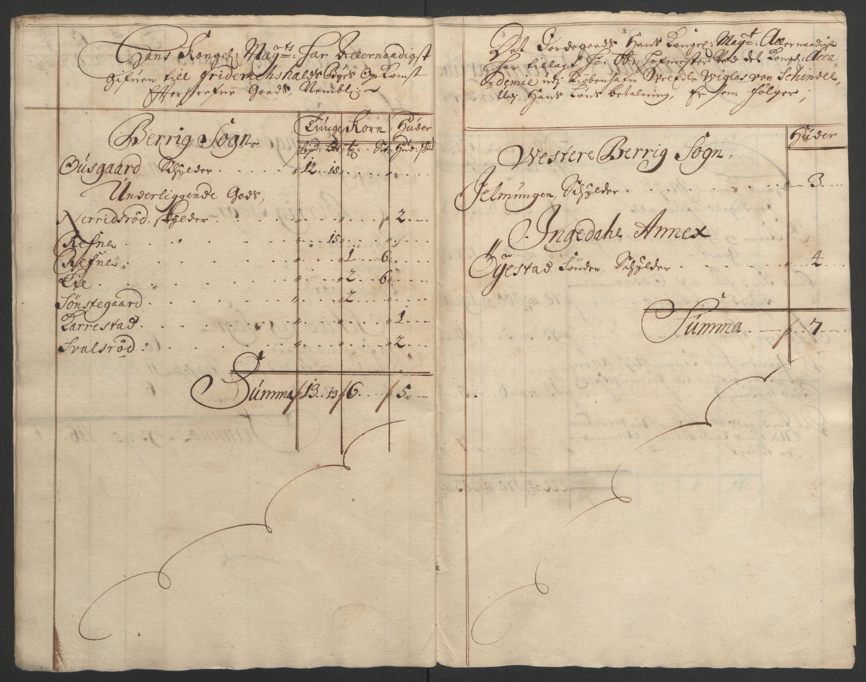 Rentekammeret inntil 1814, Reviderte regnskaper, Fogderegnskap, AV/RA-EA-4092/R01/L0012: Fogderegnskap Idd og Marker, 1694-1695, p. 279