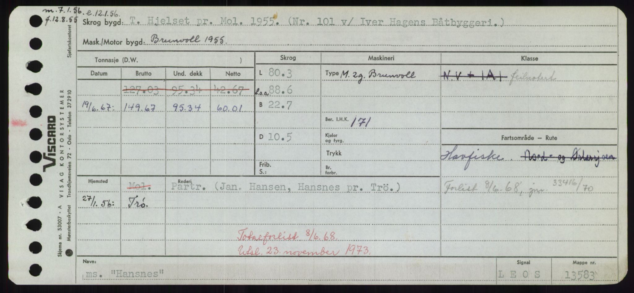 Sjøfartsdirektoratet med forløpere, Skipsmålingen, RA/S-1627/H/Hd/L0014: Fartøy, H-Havl, p. 271