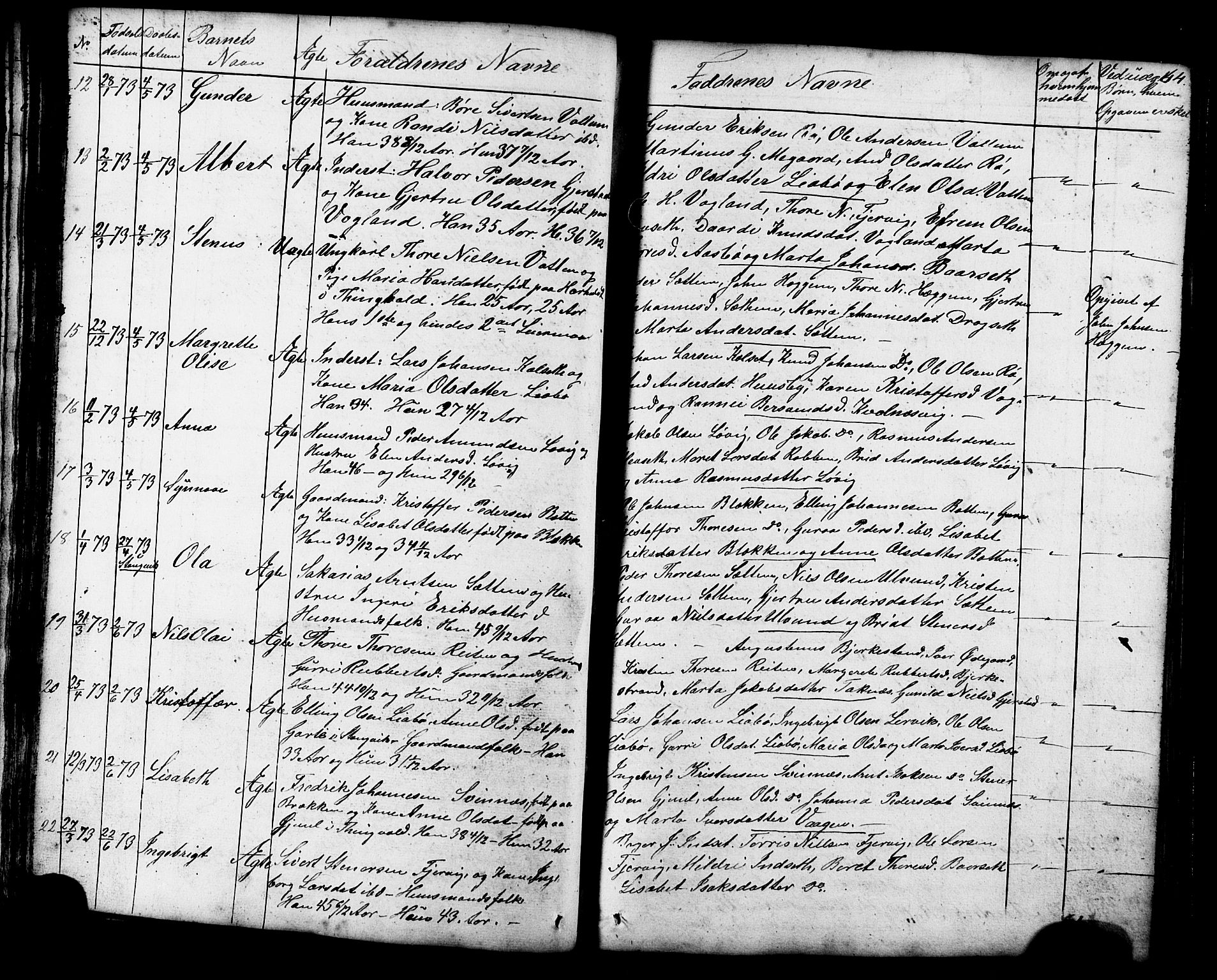 Ministerialprotokoller, klokkerbøker og fødselsregistre - Møre og Romsdal, SAT/A-1454/576/L0890: Parish register (copy) no. 576C01, 1837-1908, p. 44