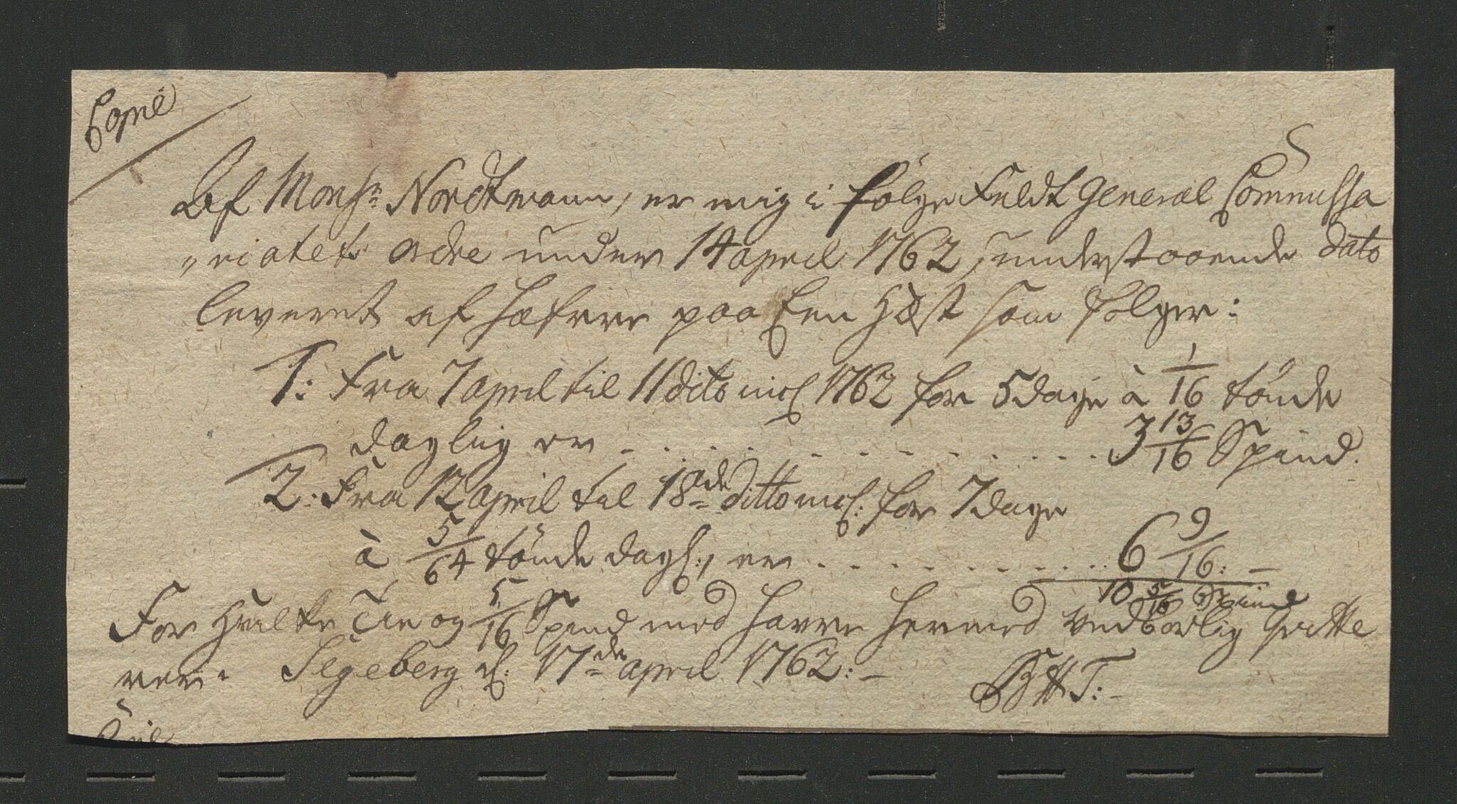 Åker i Vang, Hedmark, og familien Todderud, AV/SAH-ARK-010/J/Jc/L0002: Korrespondanse, 1753-1762, p. 420