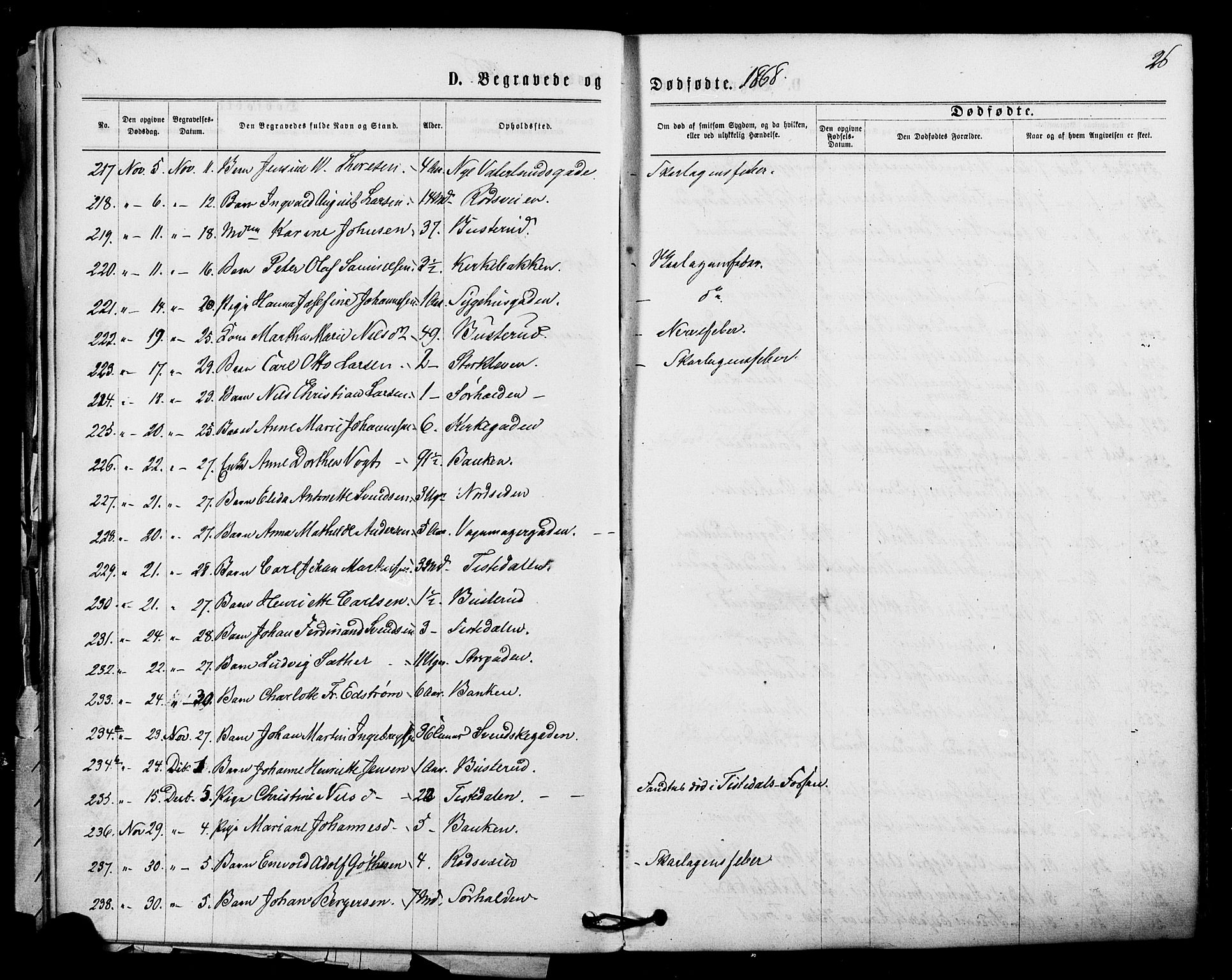 Halden prestekontor Kirkebøker, AV/SAO-A-10909/F/Fa/L0010: Parish register (official) no. I 10, 1866-1877, p. 26