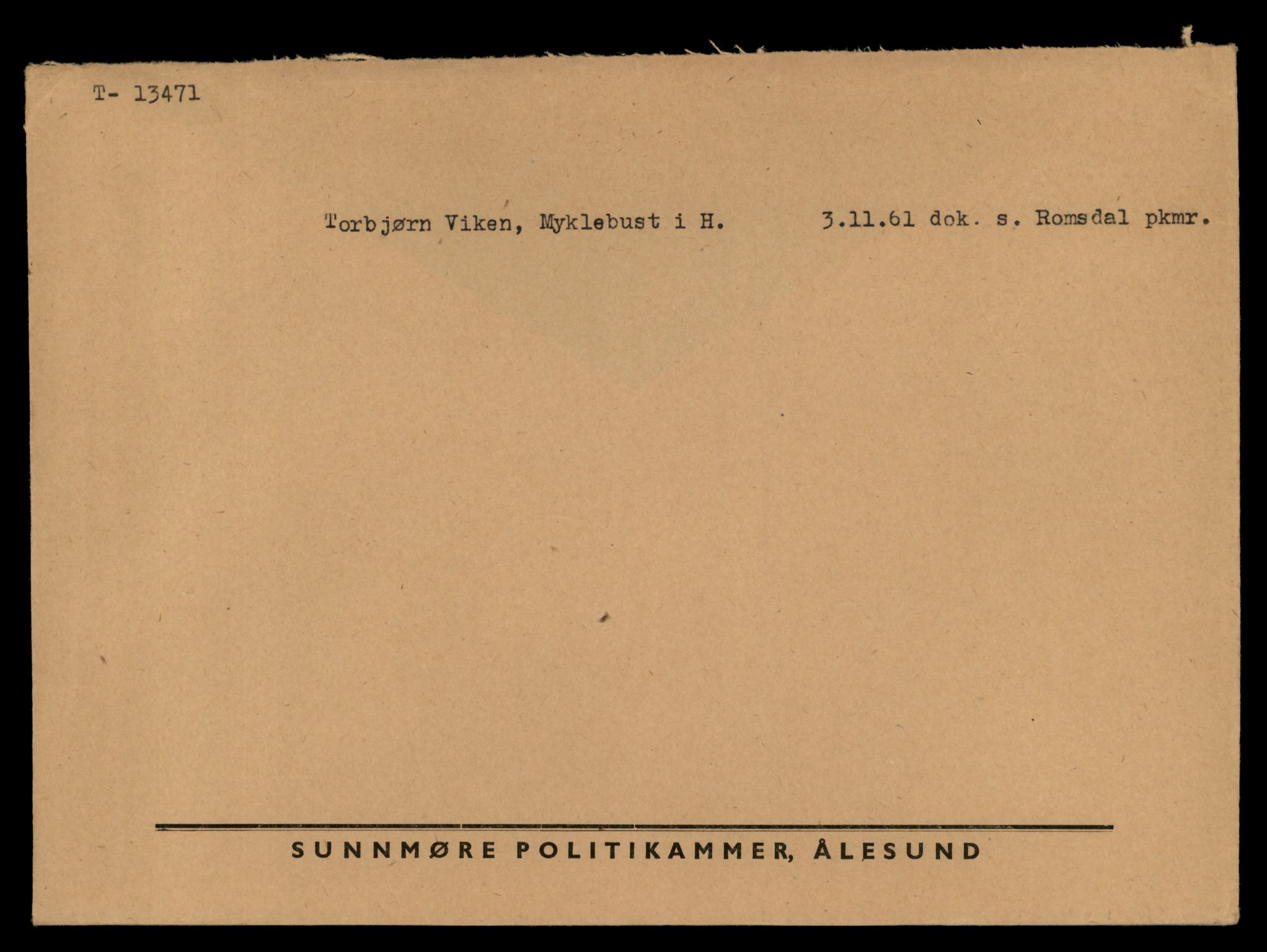 Møre og Romsdal vegkontor - Ålesund trafikkstasjon, AV/SAT-A-4099/F/Fe/L0039: Registreringskort for kjøretøy T 13361 - T 13530, 1927-1998, p. 1896