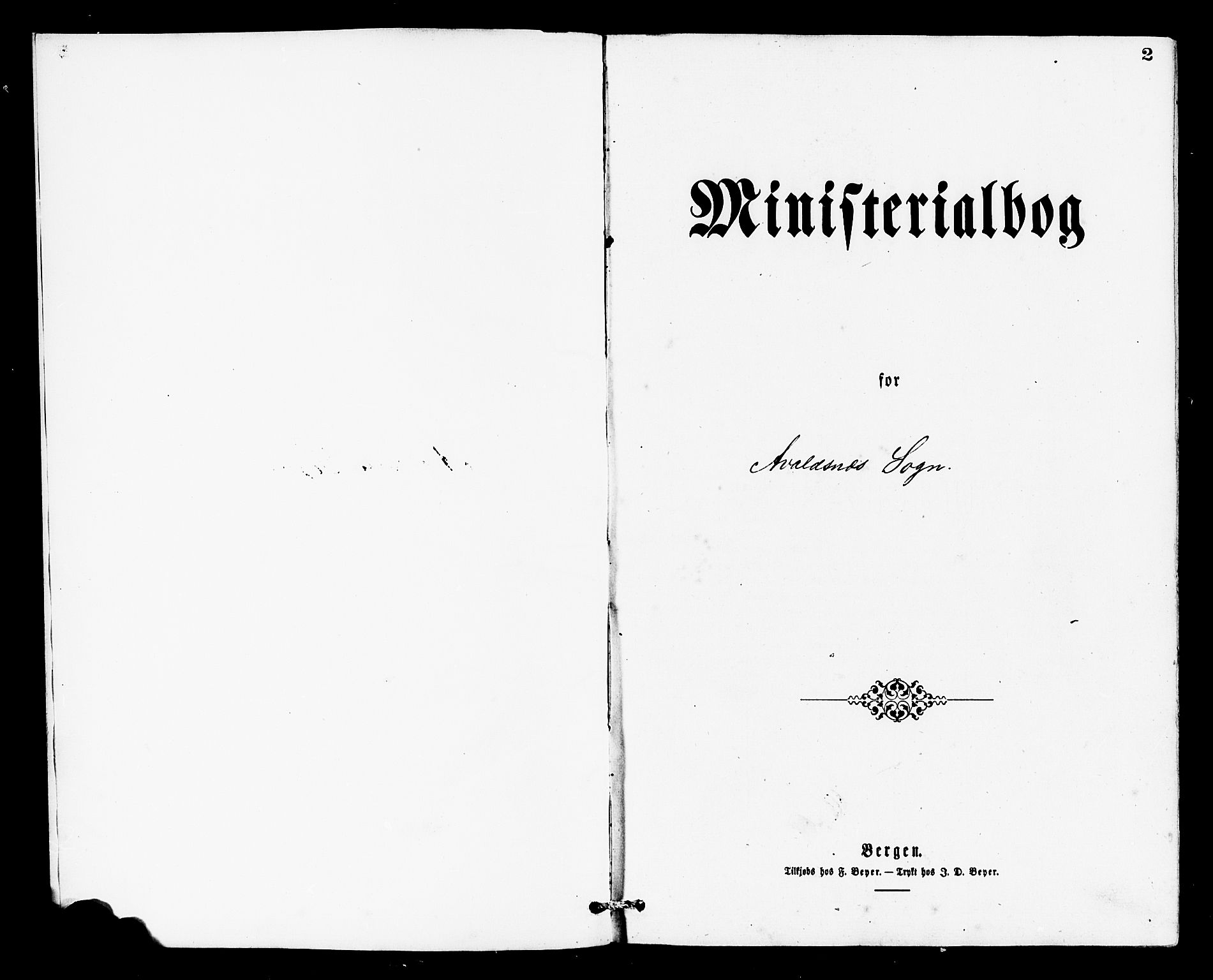 Avaldsnes sokneprestkontor, SAST/A -101851/H/Ha/Haa/L0013: Parish register (official) no. A 13, 1876-1879, p. 2