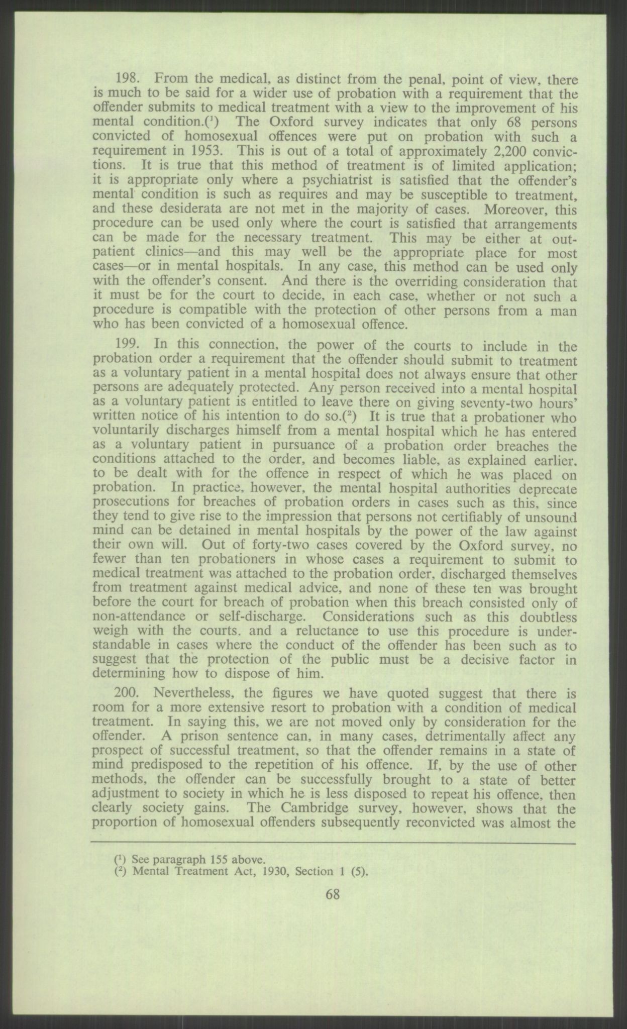 Justisdepartementet, Lovavdelingen, AV/RA-S-3212/D/De/L0029/0001: Straffeloven / Straffelovens revisjon: 5 - Ot. prp. nr.  41 - 1945: Homoseksualiet. 3 mapper, 1956-1970, p. 652