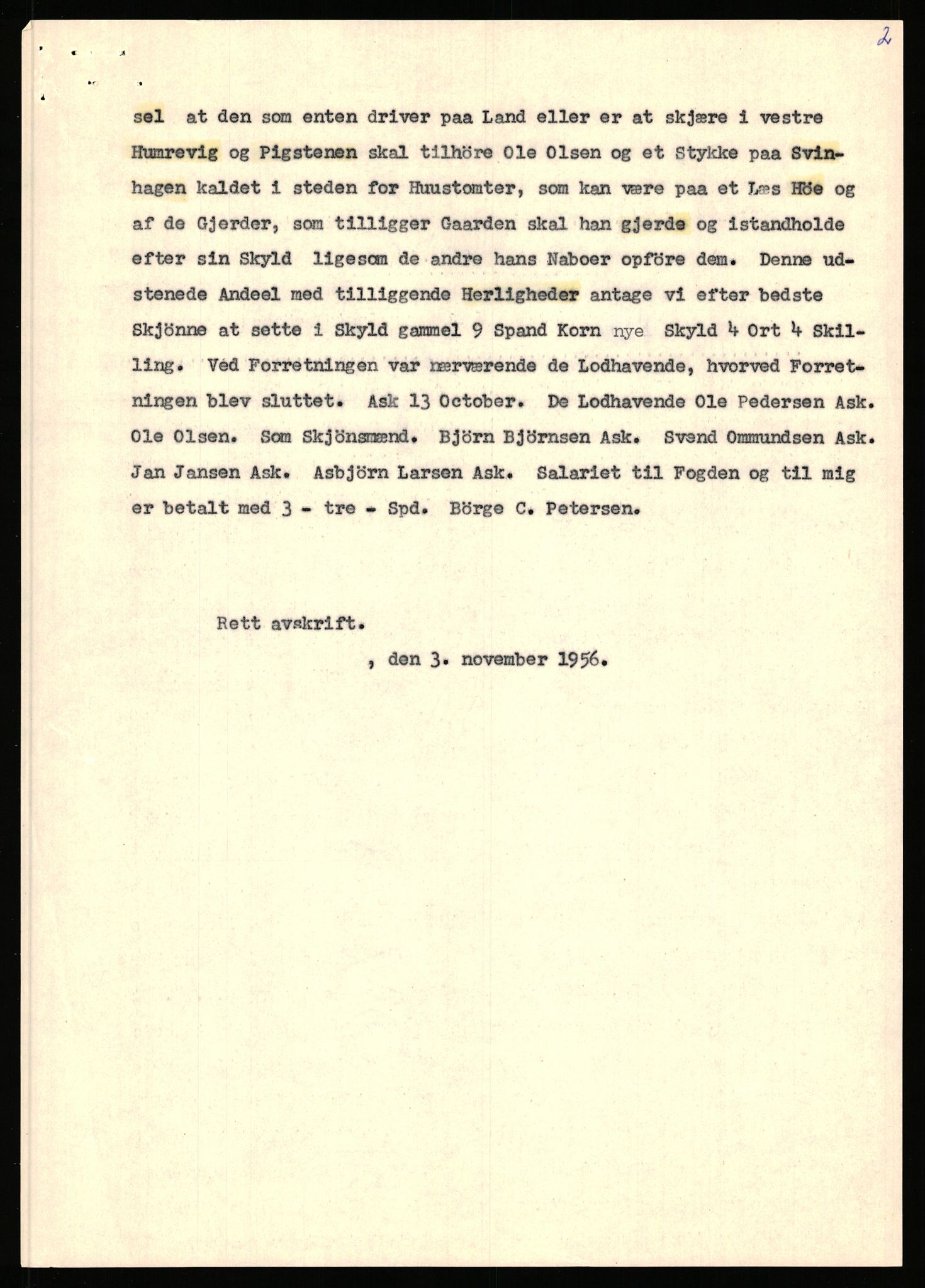 Statsarkivet i Stavanger, AV/SAST-A-101971/03/Y/Yj/L0002: Avskrifter sortert etter gårdsnavn: Amdal indre - Askeland, 1750-1930, p. 556