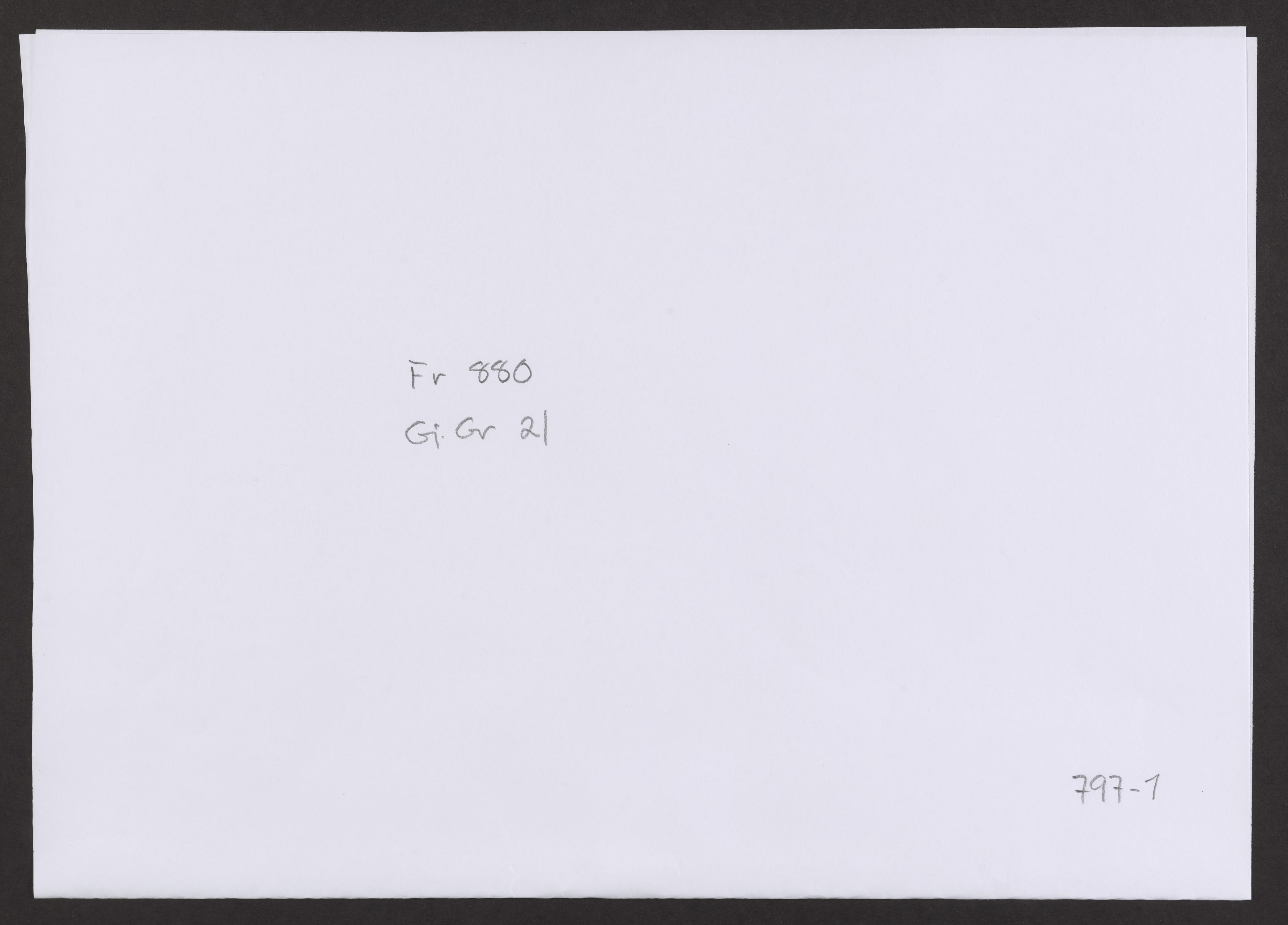 Riksarkivets diplomsamling, RA/EA-5965/F27/F27A/F27Ab/L0002: Latinske fragmenter stort format, 1100-1536, p. 21