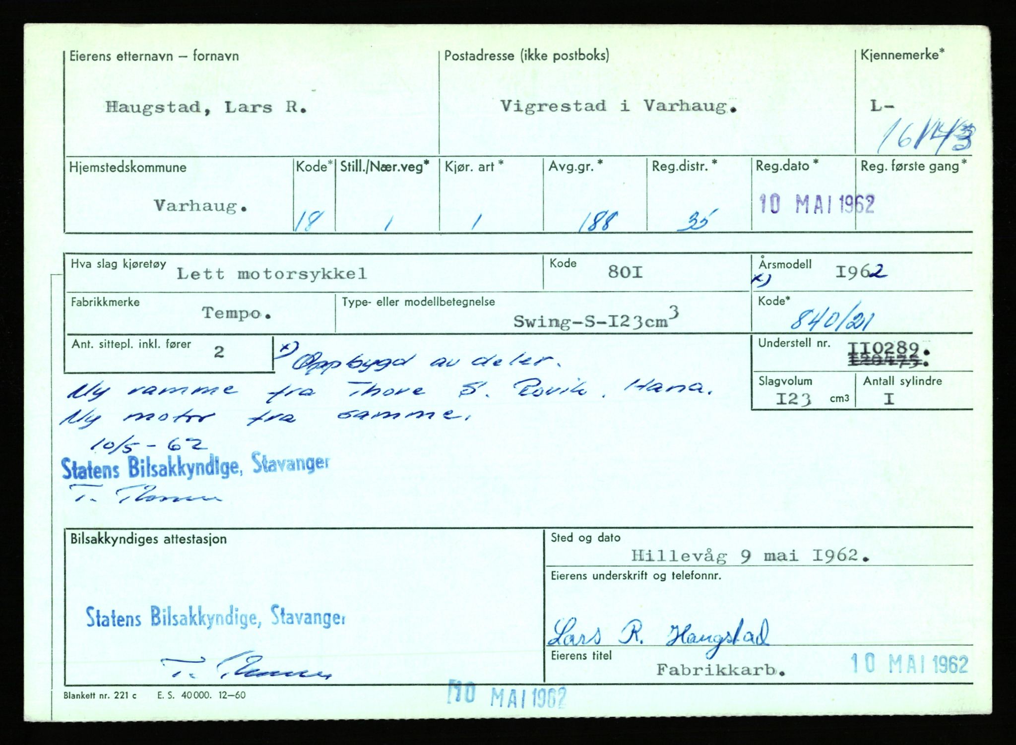 Stavanger trafikkstasjon, AV/SAST-A-101942/0/F/L0029: L-15700 - L-16299, 1930-1971, p. 1481