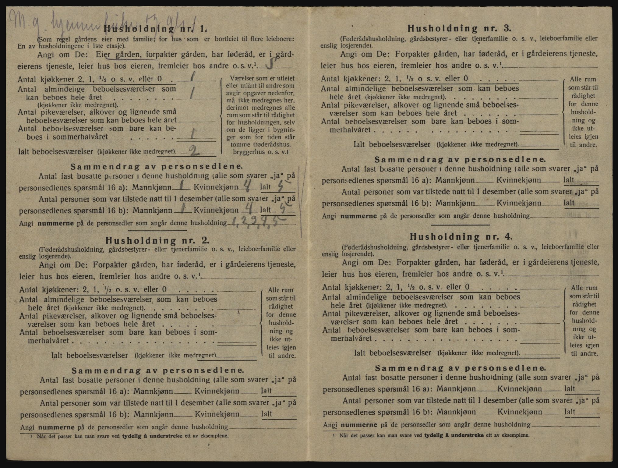 SATØ, 1920 census for Tromsøysund, 1920, p. 135