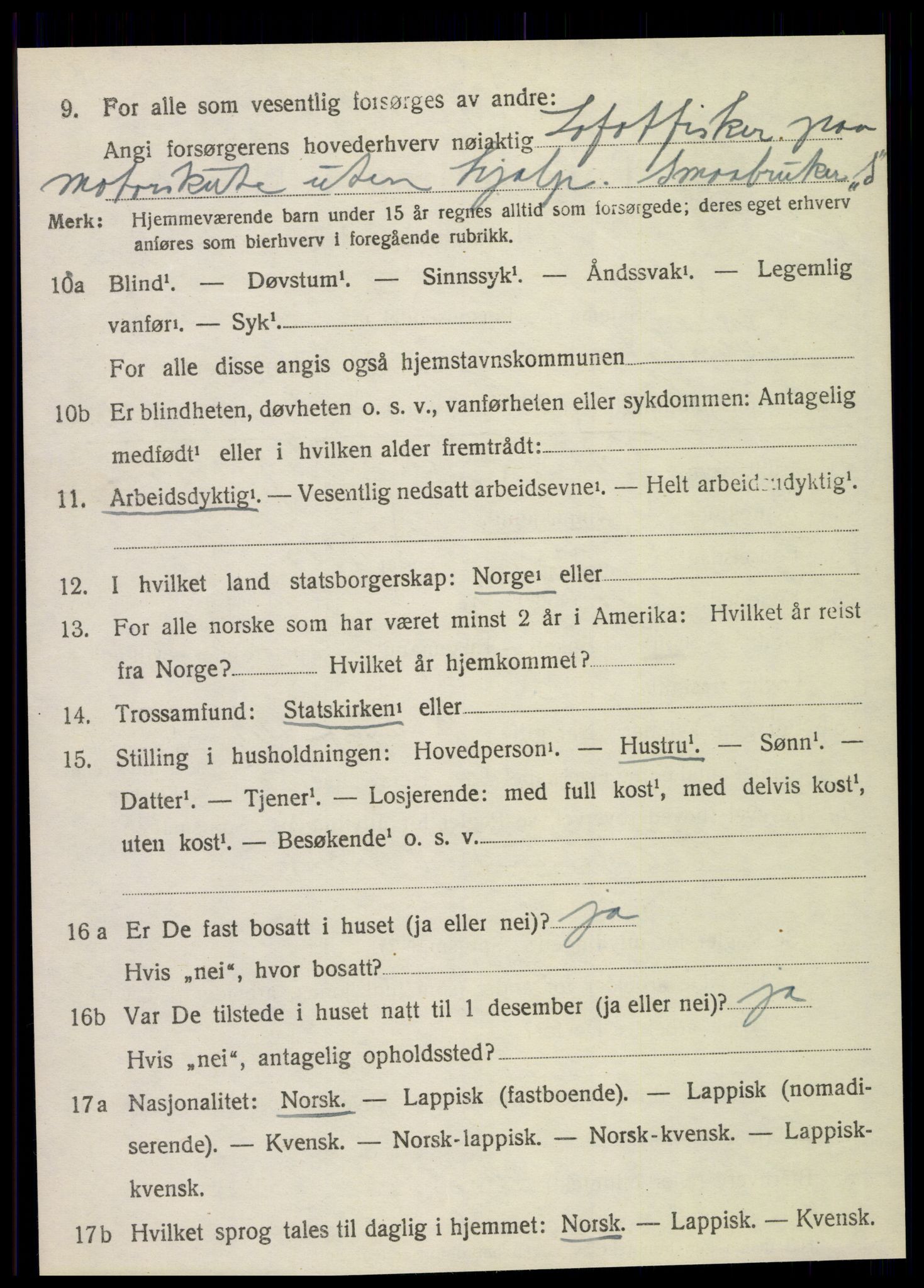 SAT, 1920 census for Vevelstad, 1920, p. 413