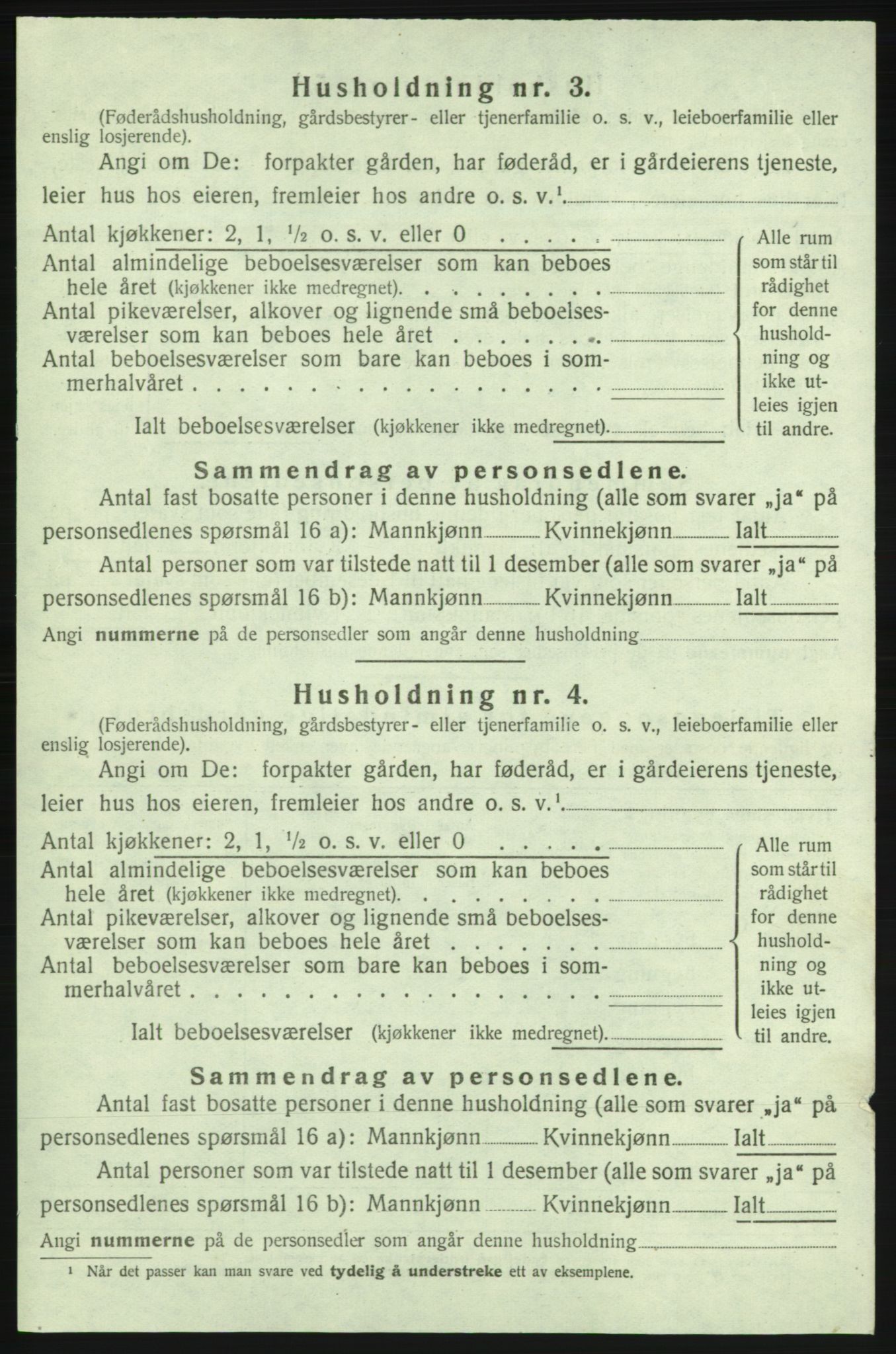 SAB, 1920 census for Strandebarm, 1920, p. 239