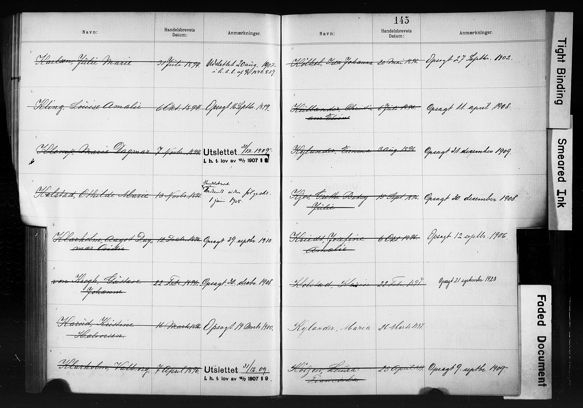 Kristiania magistrat, SAO/A-10711/F/Fb/L0006: Borgerrulle, 1879-1899, p. 124