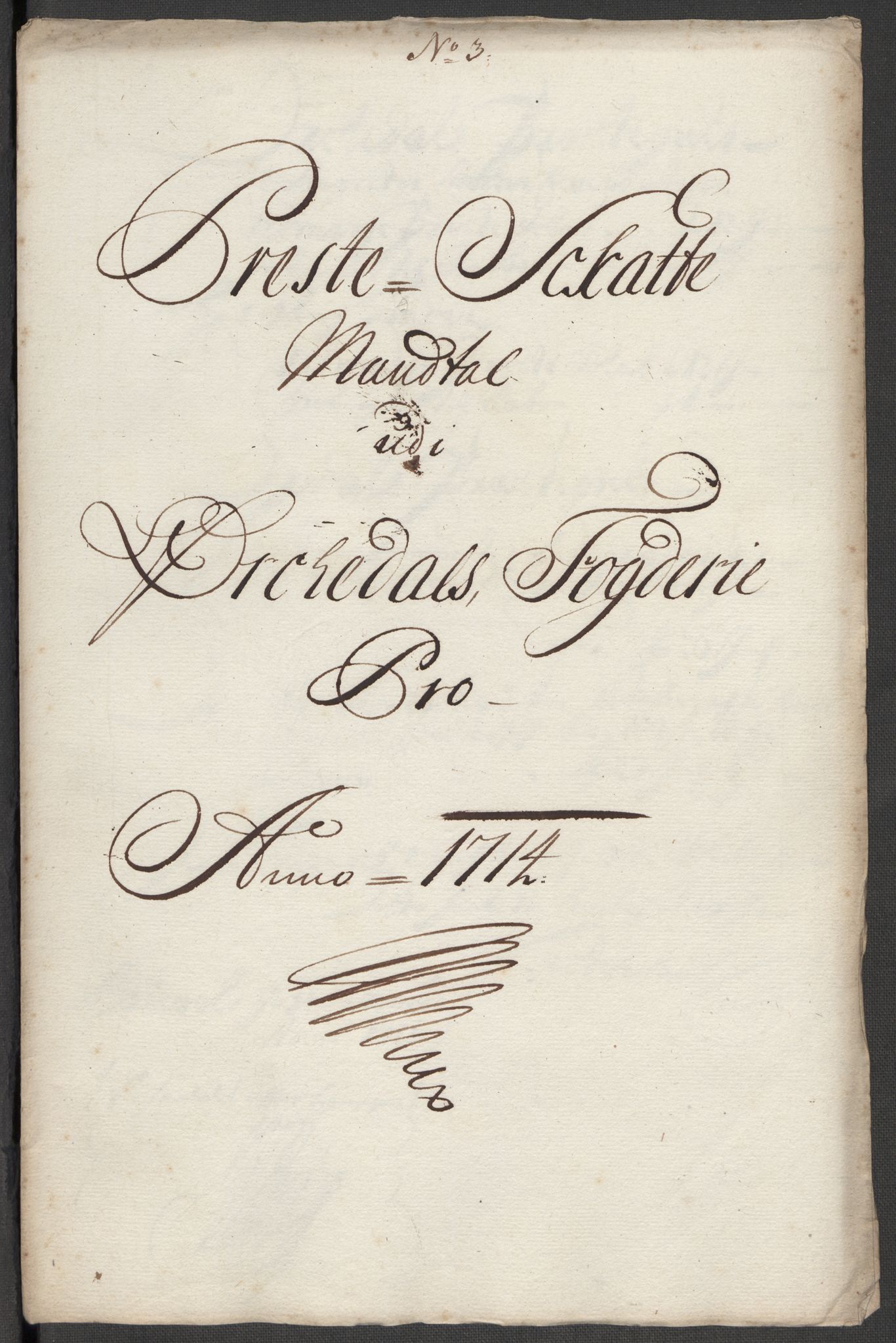 Rentekammeret inntil 1814, Reviderte regnskaper, Fogderegnskap, AV/RA-EA-4092/R60/L3965: Fogderegnskap Orkdal og Gauldal, 1714, p. 101