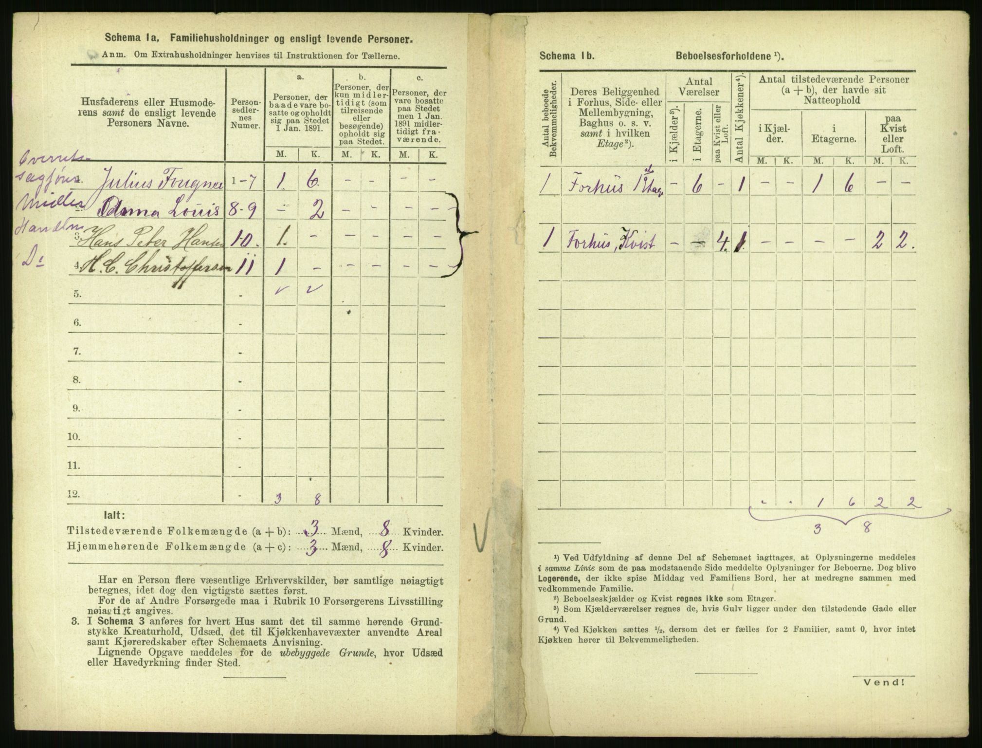 RA, 1891 census for 0301 Kristiania, 1891, p. 41262