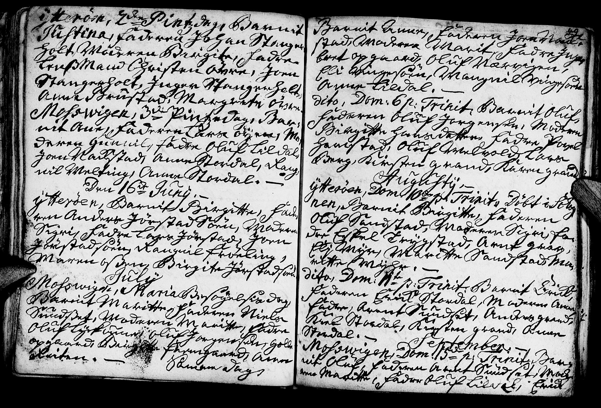 Ministerialprotokoller, klokkerbøker og fødselsregistre - Nord-Trøndelag, SAT/A-1458/722/L0215: Parish register (official) no. 722A02, 1718-1755, p. 49