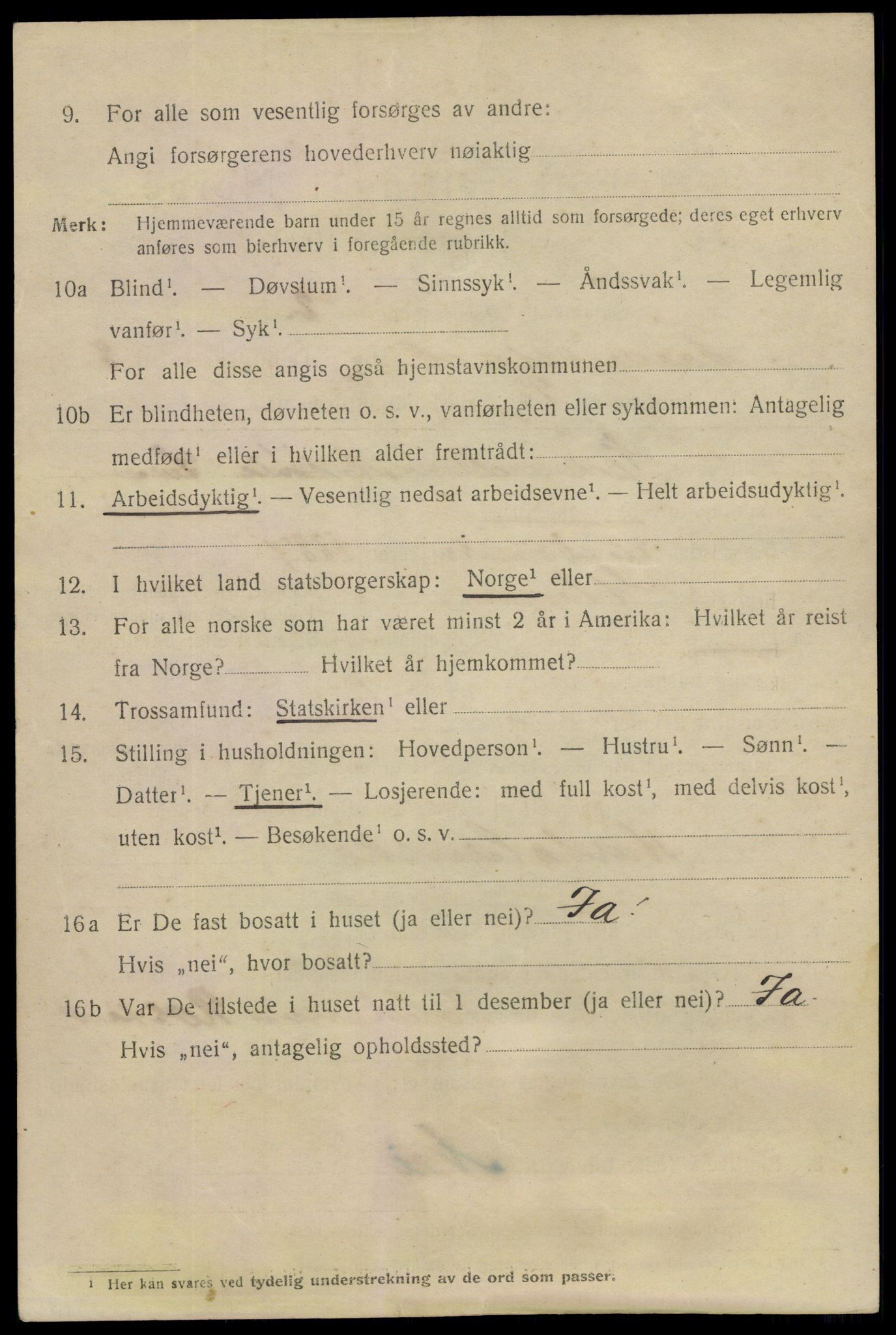 SAO, 1920 census for Fredrikstad, 1920, p. 25064