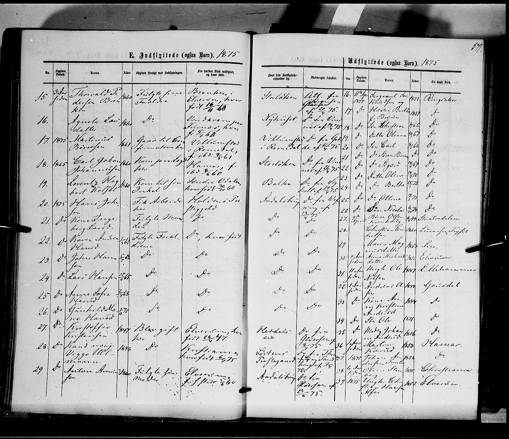 Løten prestekontor, SAH/PREST-022/K/Ka/L0008: Parish register (official) no. 8, 1860-1877, p. 571