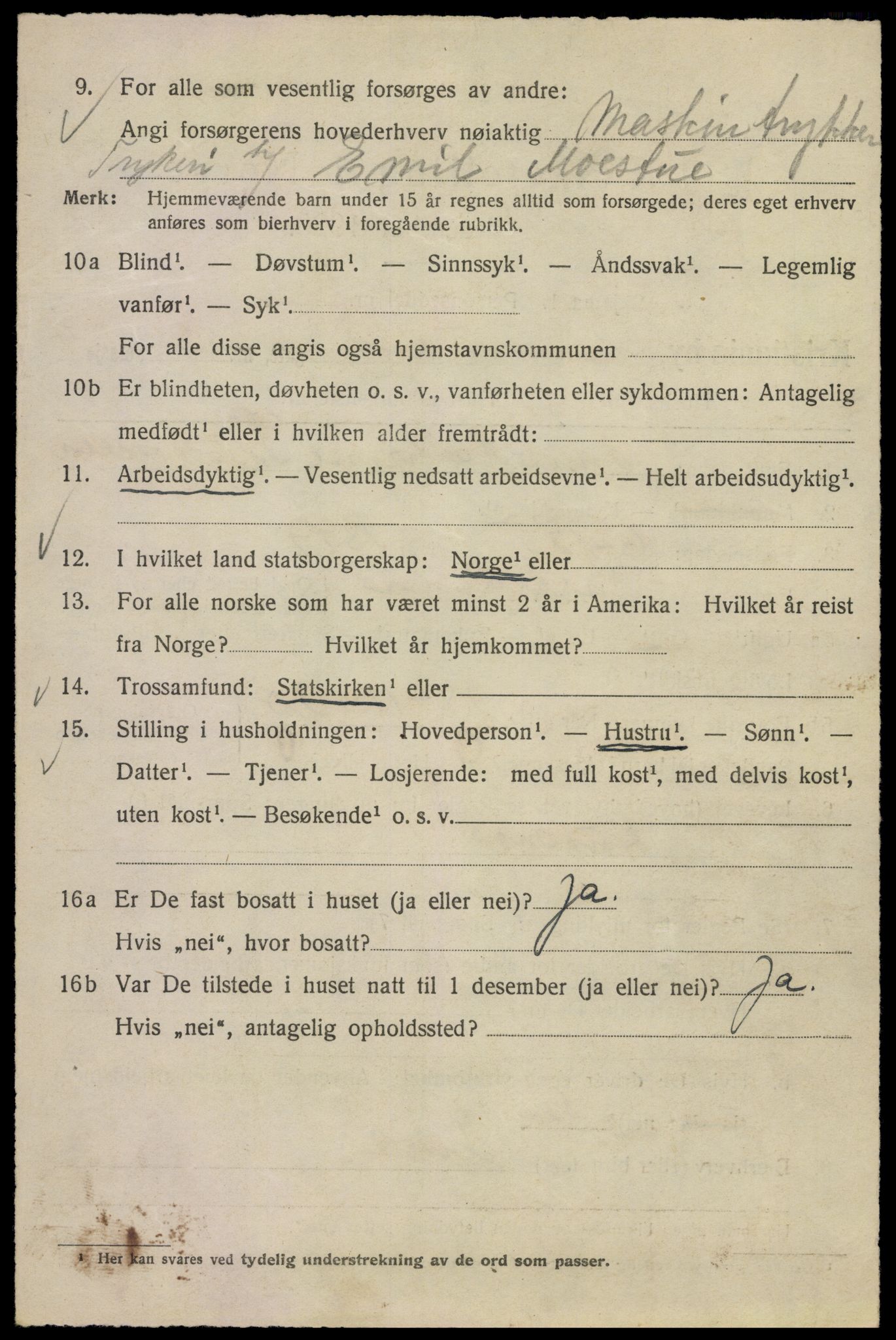 SAO, 1920 census for Kristiania, 1920, p. 371488