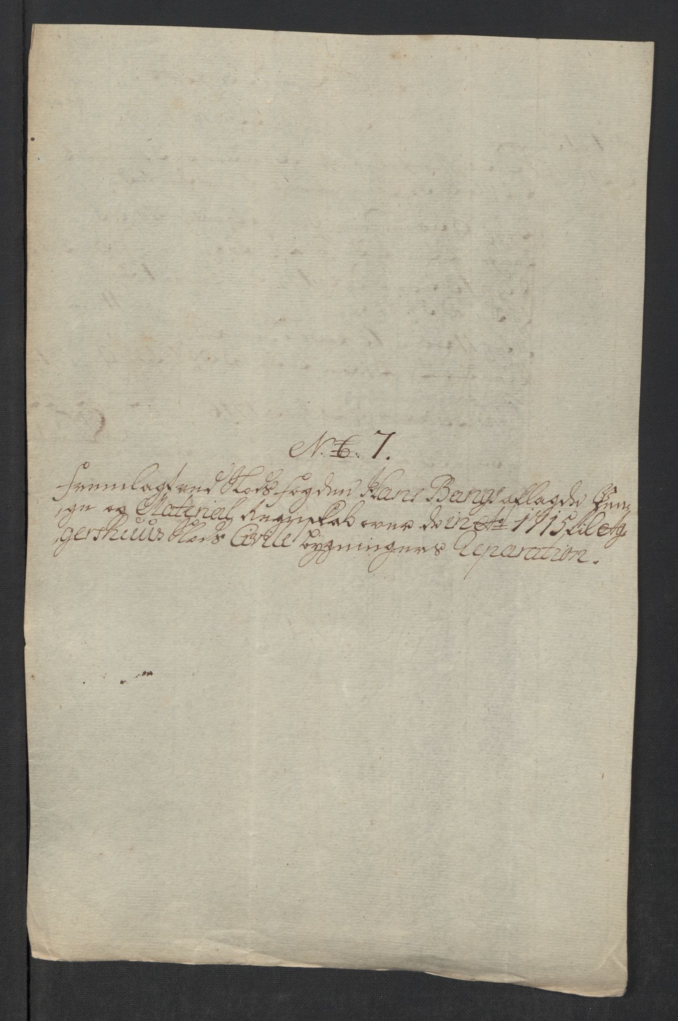 Rentekammeret inntil 1814, Reviderte regnskaper, Fogderegnskap, AV/RA-EA-4092/R10/L0453: Fogderegnskap Aker og Follo, 1715, p. 319