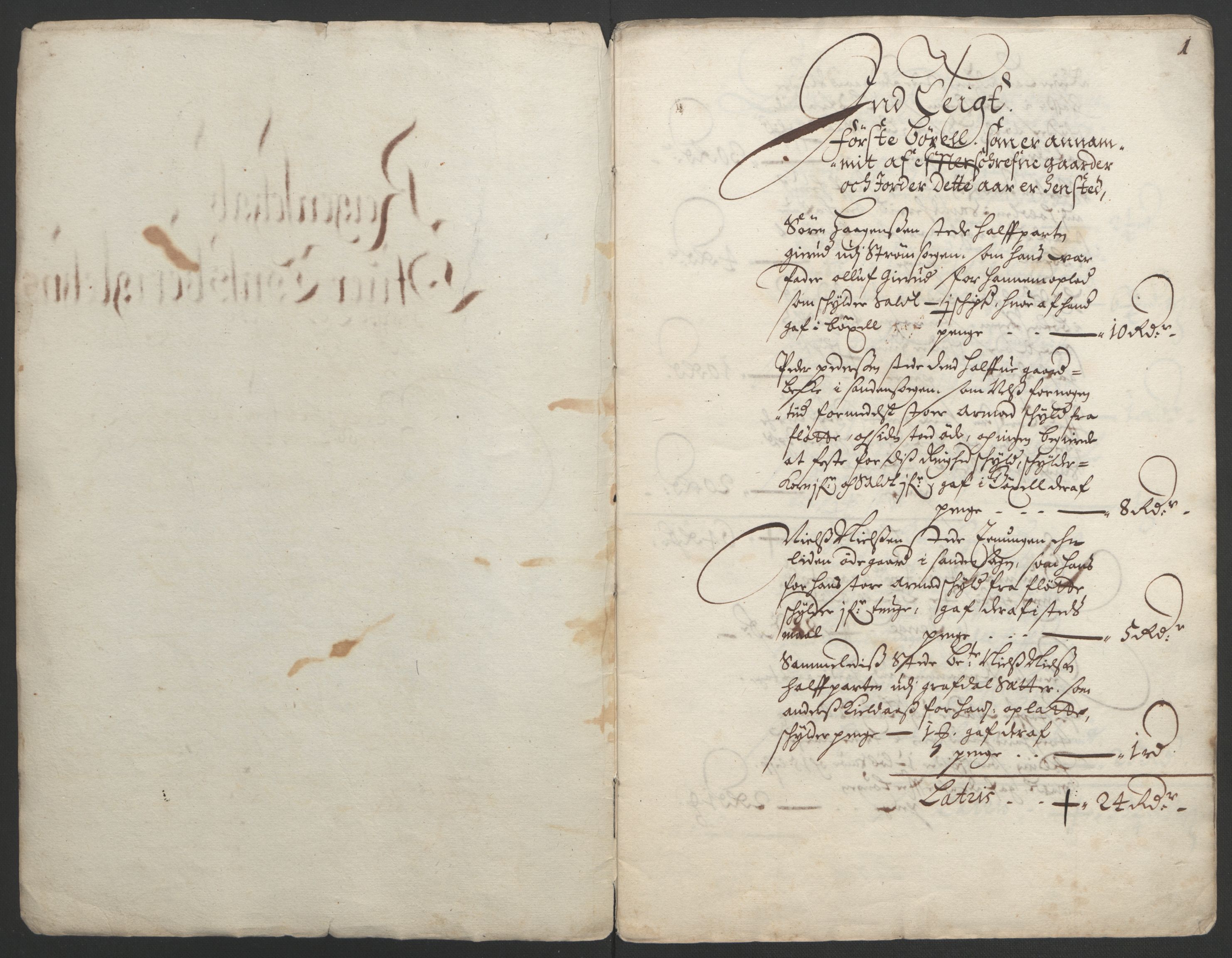 Rentekammeret inntil 1814, Reviderte regnskaper, Fogderegnskap, RA/EA-4092/R32/L1838: Fogderegnskap Jarlsberg grevskap, 1661-1663, p. 144